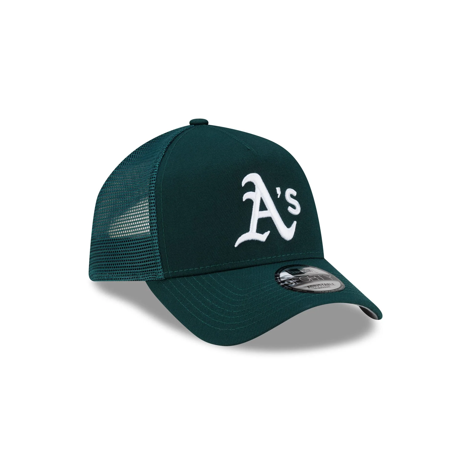 Athletics Side Script 9FORTY A-Frame Trucker Hat - Image 3