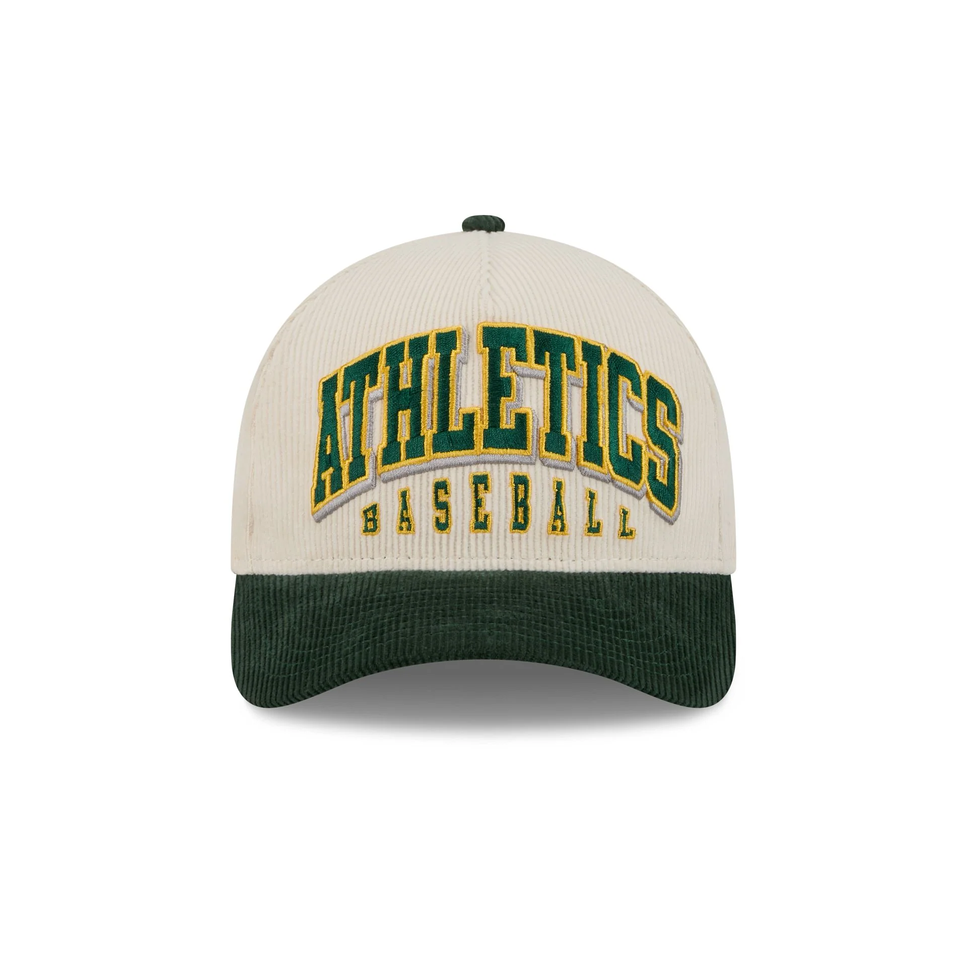 Athletics Stacked Corduroy 9FORTY M-Crown A-Frame Snapback Hat - Image 2