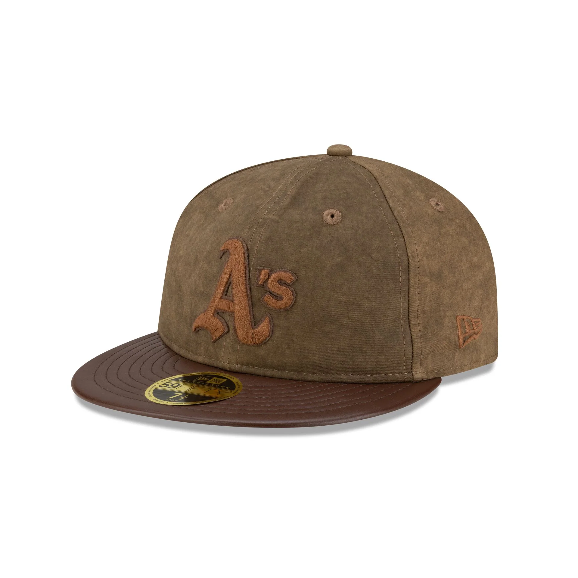 Athletics Utility Linen Retro Crown 59FIFTY Fitted Hat - Image 3