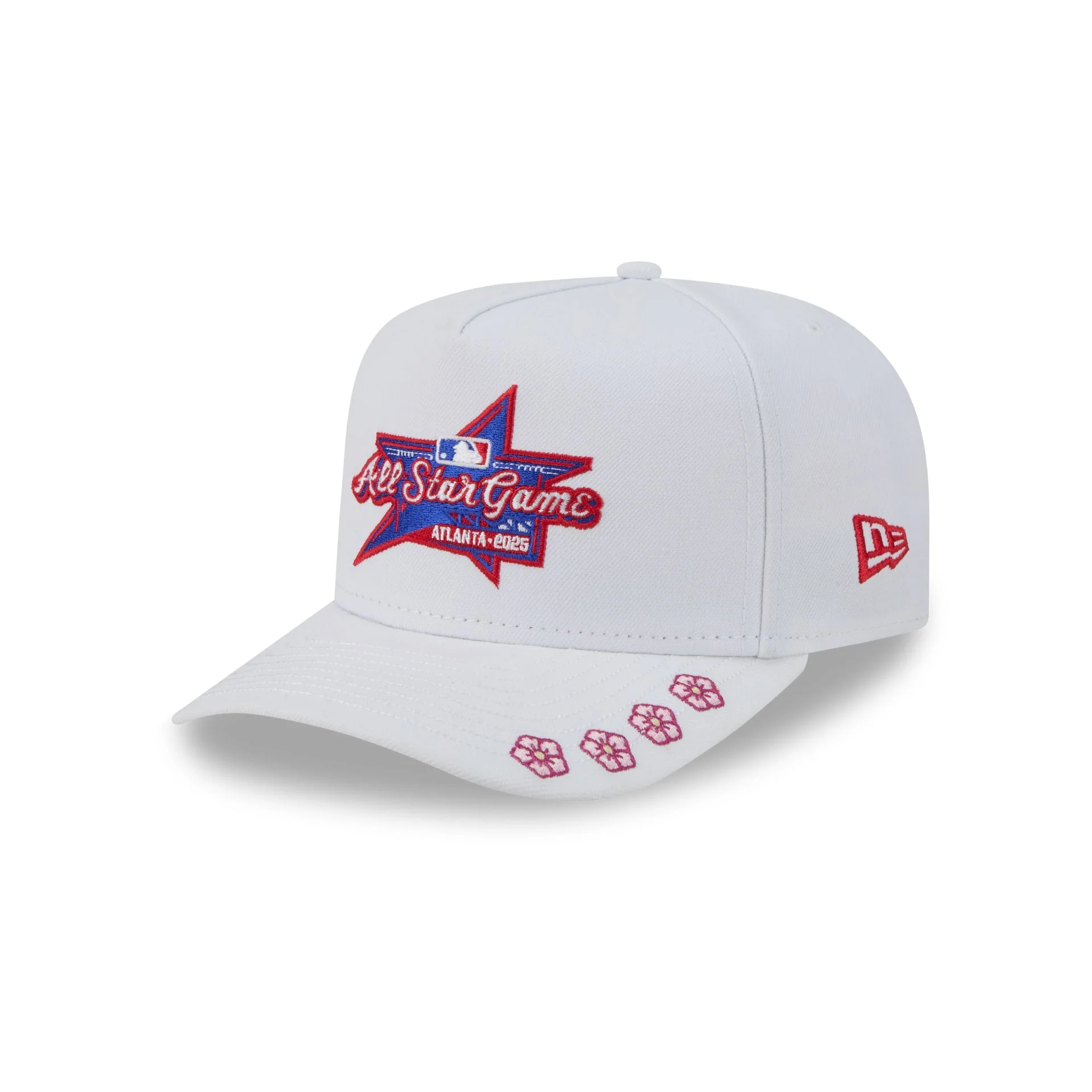 Atlanta Braves 2025 All-Star Game White 59FIFTY A-Frame Fitted Hat - Image 3