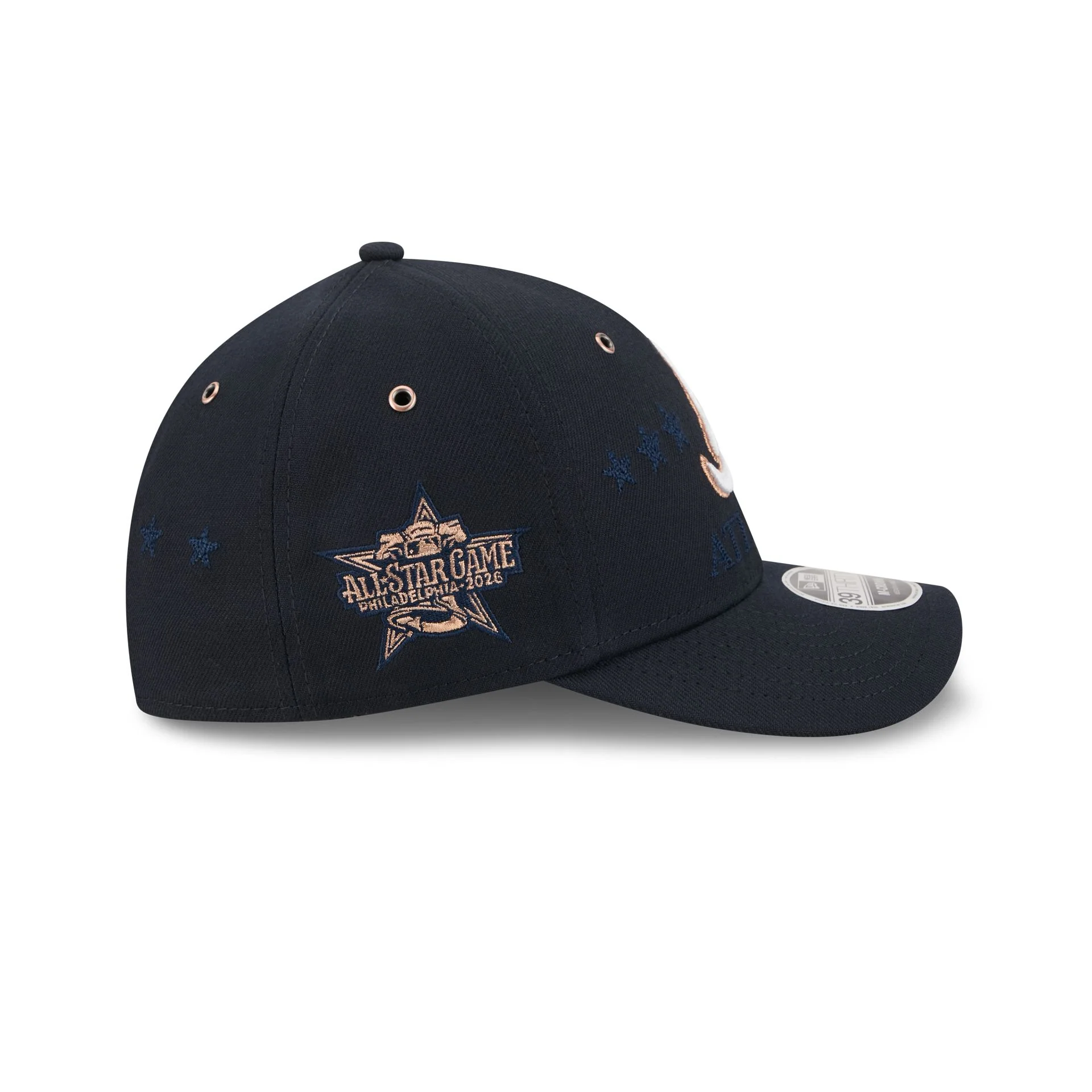 Atlanta Braves 2026 All-Star Game 39THIRTY M-Crown Stretch Fit Hat - Image 4