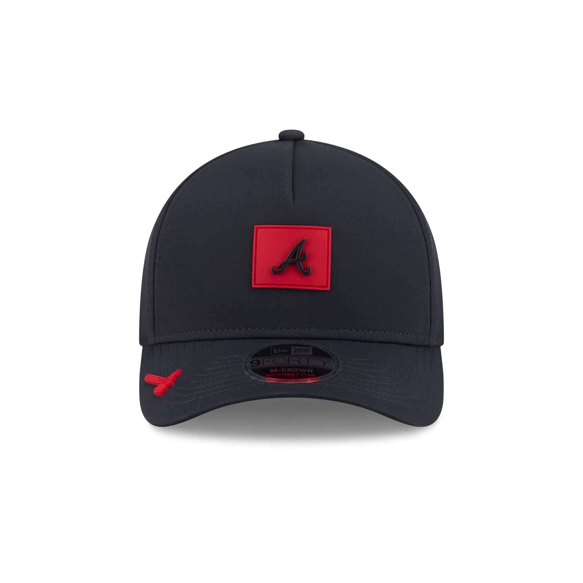 Atlanta Braves 2026 Clubhouse 9FORTY M-Crown A-Frame Snapback Hat - Image 2