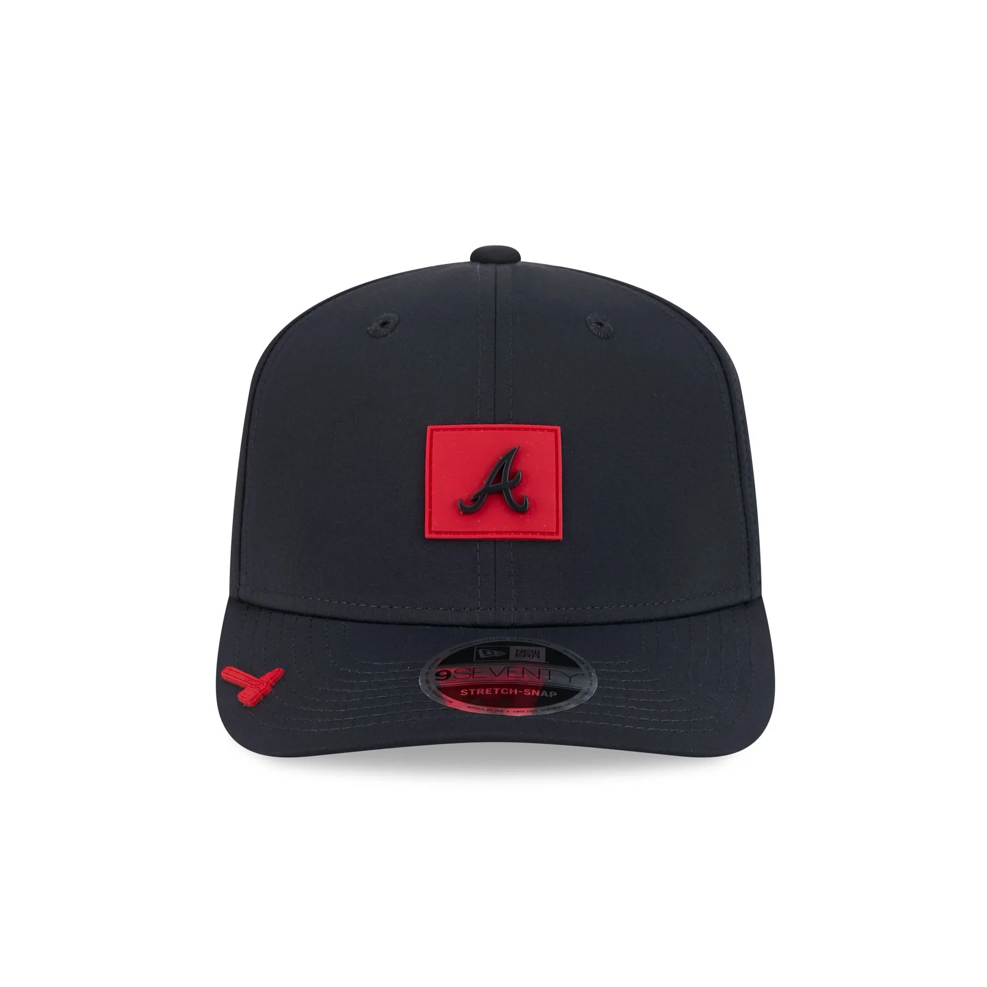 Atlanta Braves 2026 Clubhouse 9SEVENTY Stretch-Snap Hat - Image 2