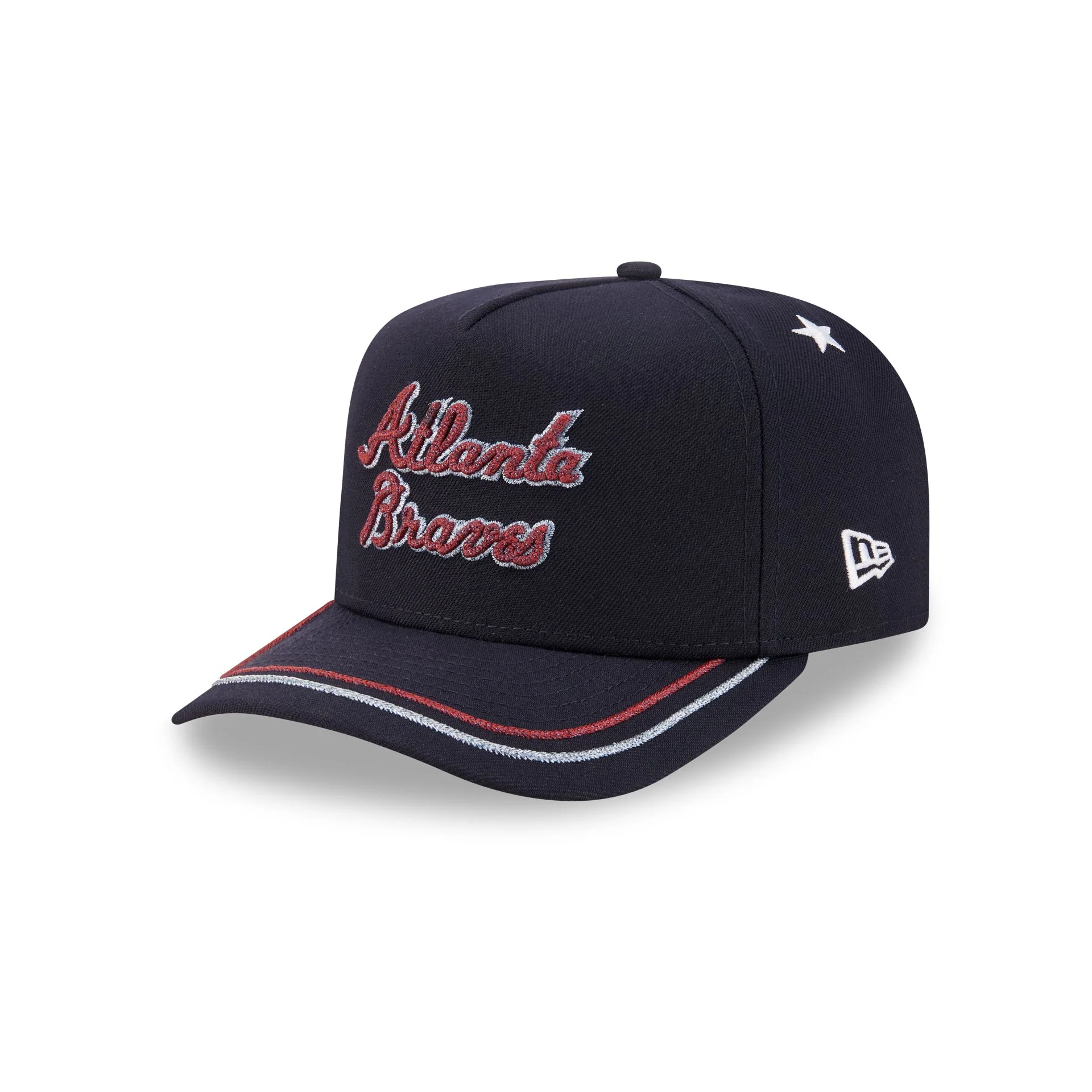 Atlanta Braves All-Star Game Navy 59FIFTY A-Frame Fitted Hat - Image 3