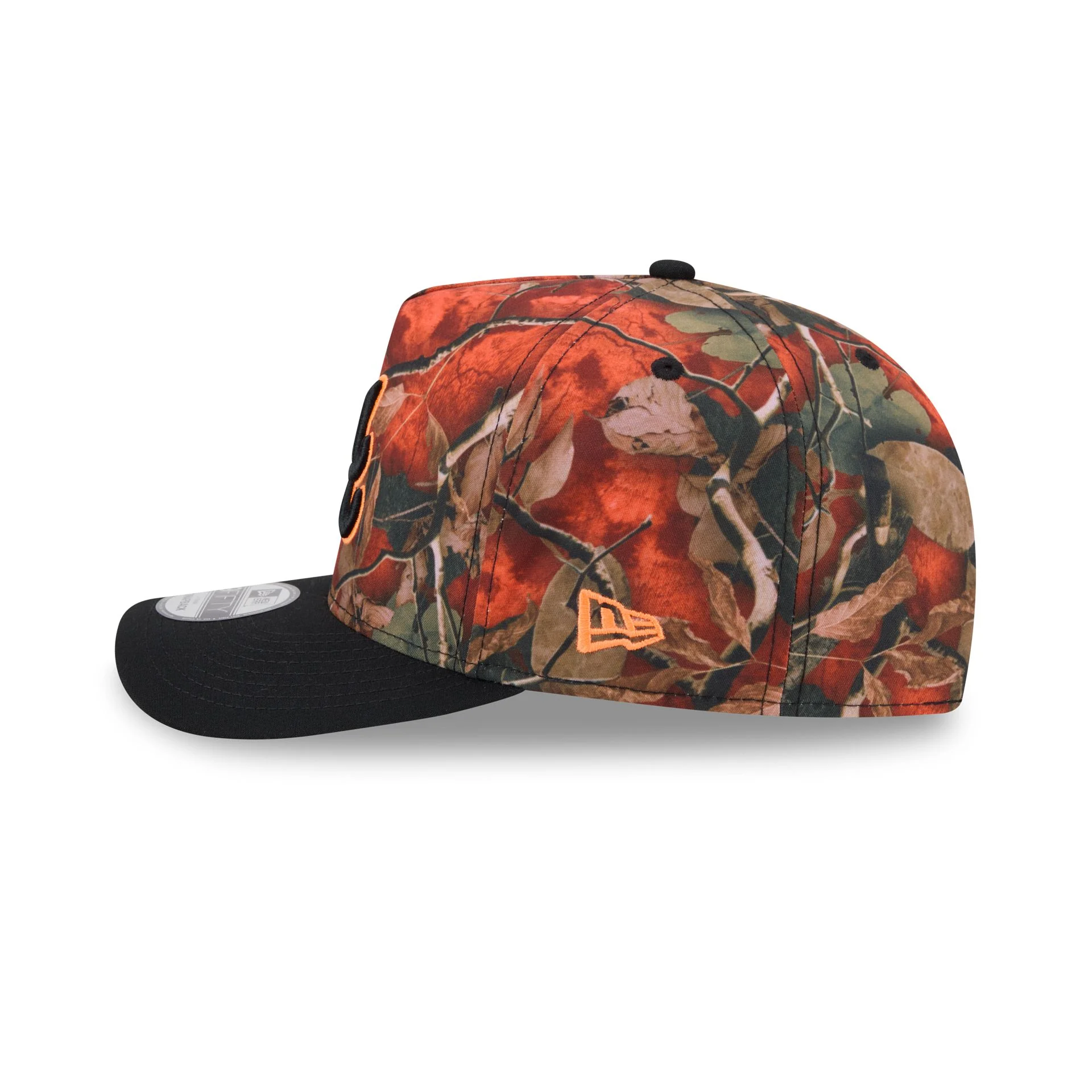 Atlanta Braves Amber Leaves 9FIFTY A-Frame Snapback Hat - Image 5