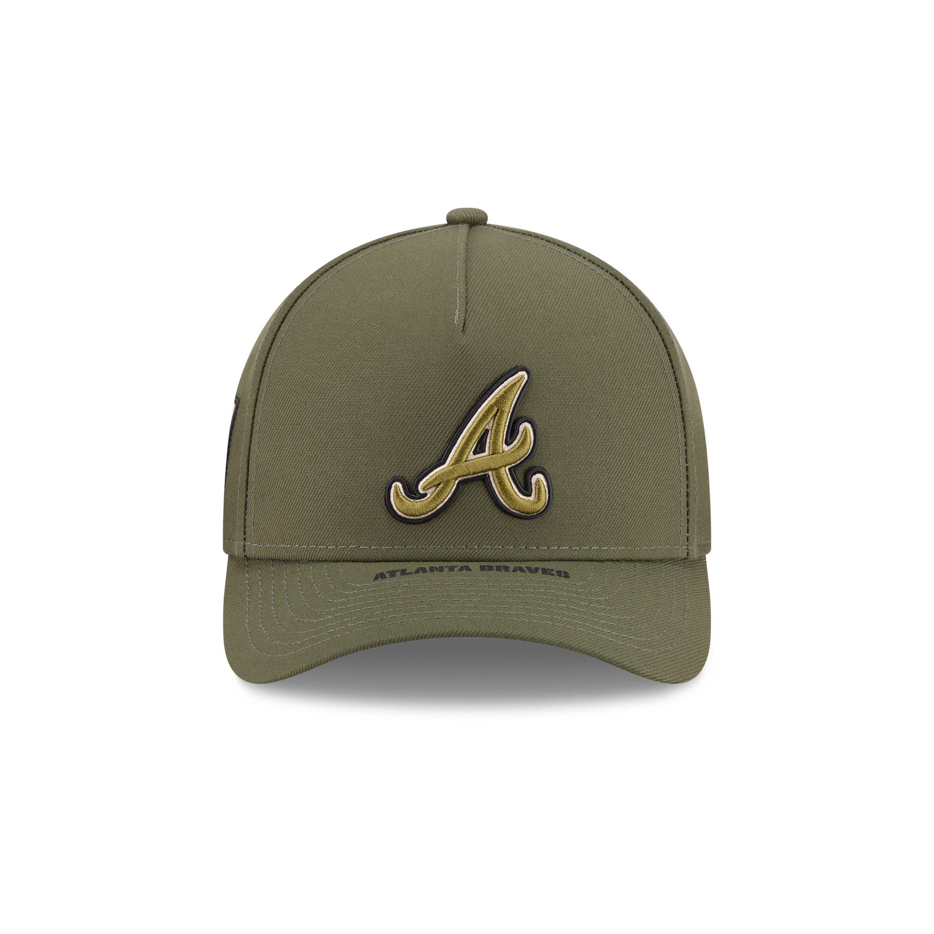Atlanta Braves Armed Forces Day 2026 9FORTY M-Crown A-Frame Snapback Hat - Image 2