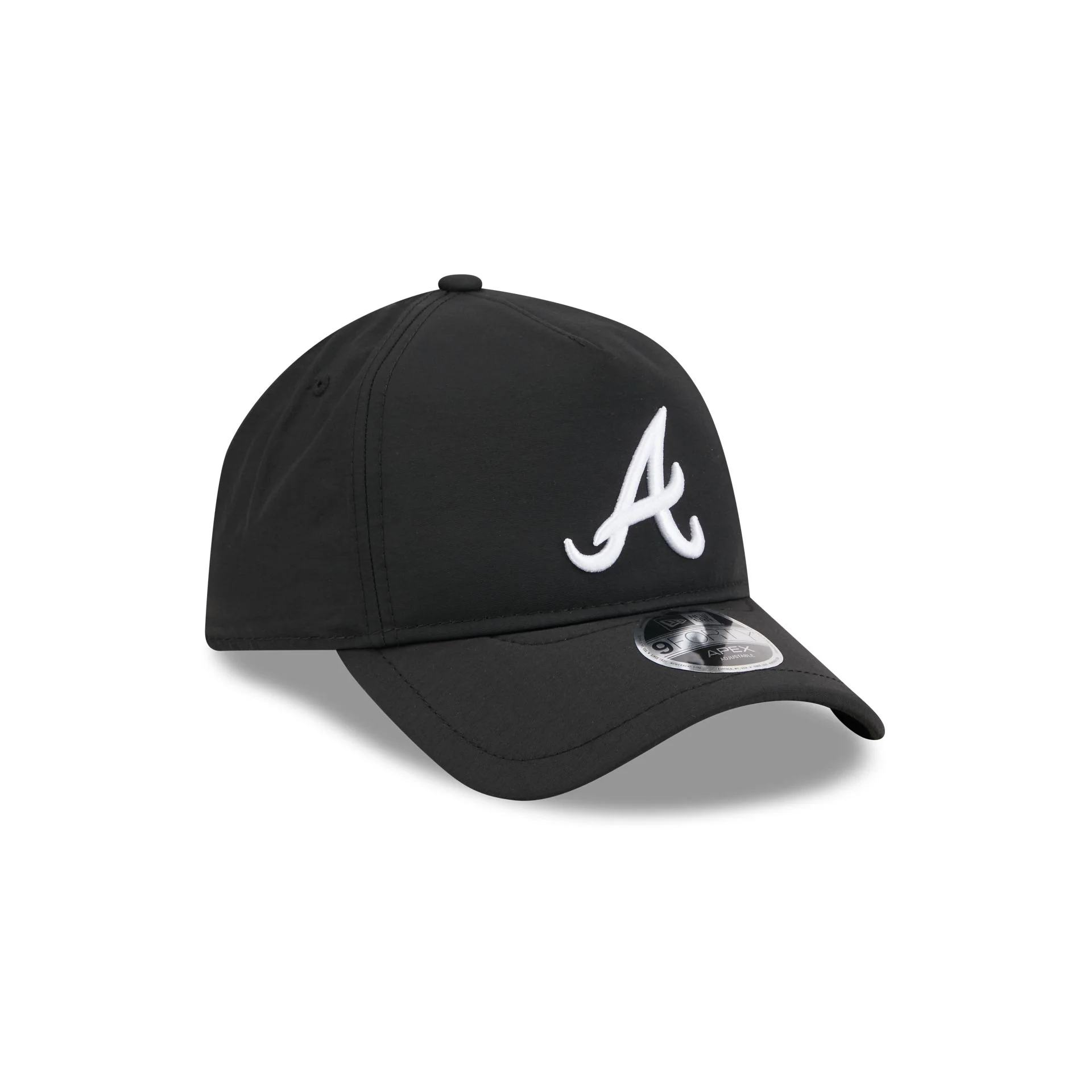 Atlanta Braves Black 9FORTY APEX Snapback Hat - Image 3