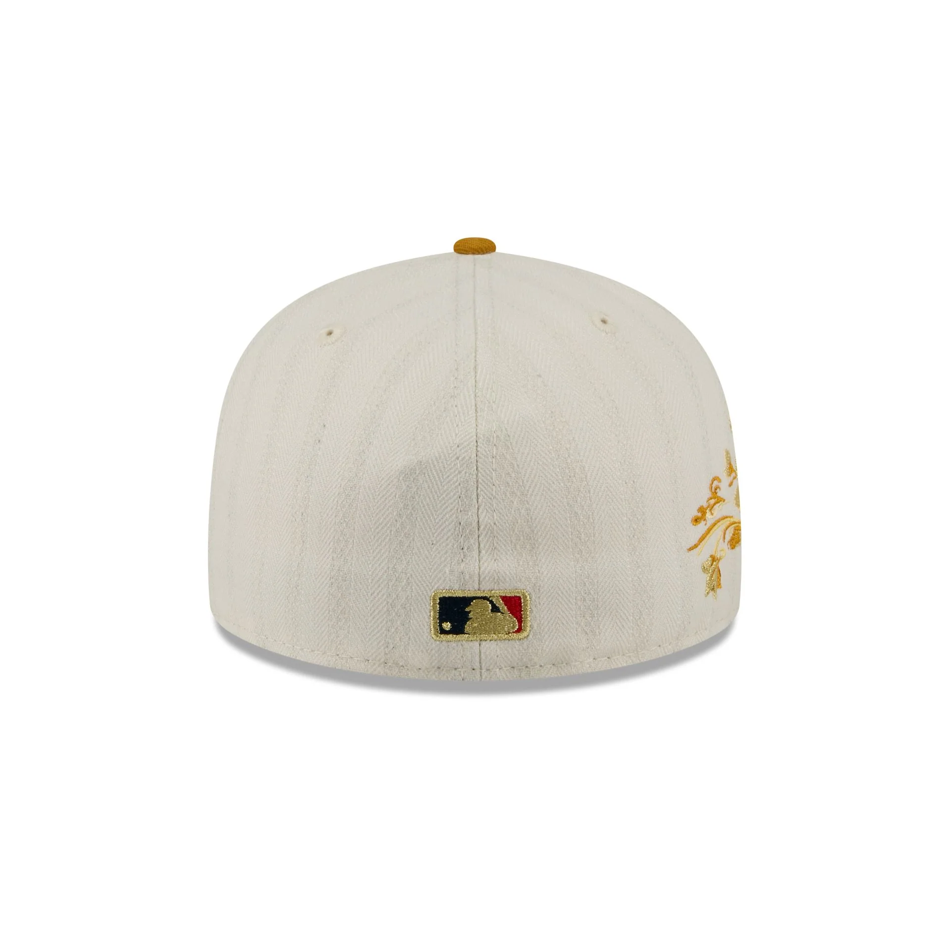 Atlanta Braves Chrome Herringbone 59FIFTY Fitted Hat - Image 6