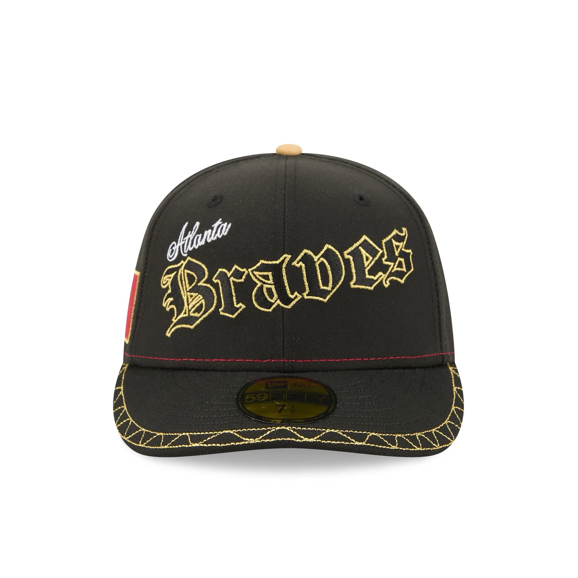 Atlanta Braves Cinco de Mayo Black 59FIFTY Fitted Hat - Image 2