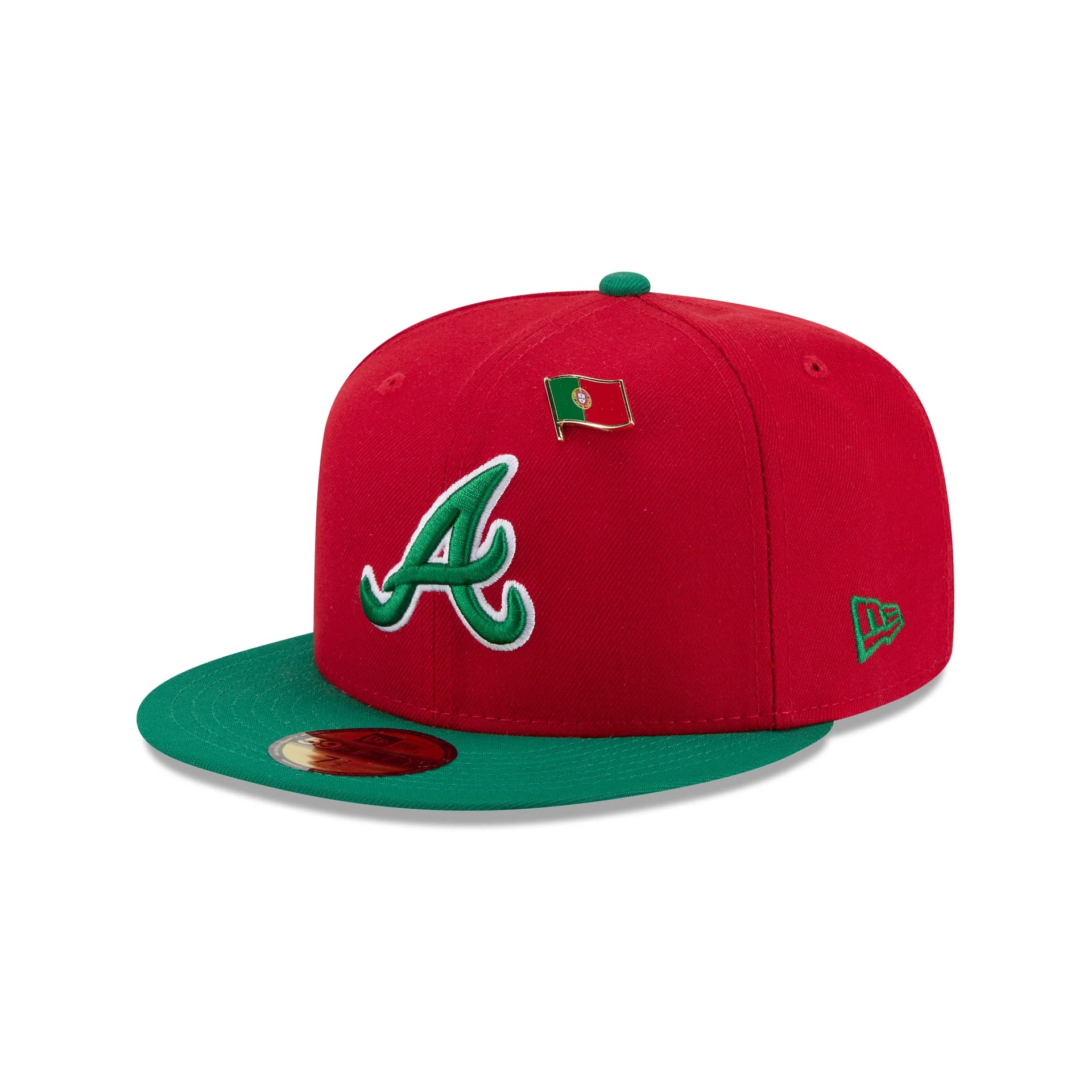 Atlanta Braves Country Flag 59FIFTY Fitted Hat - Image 3