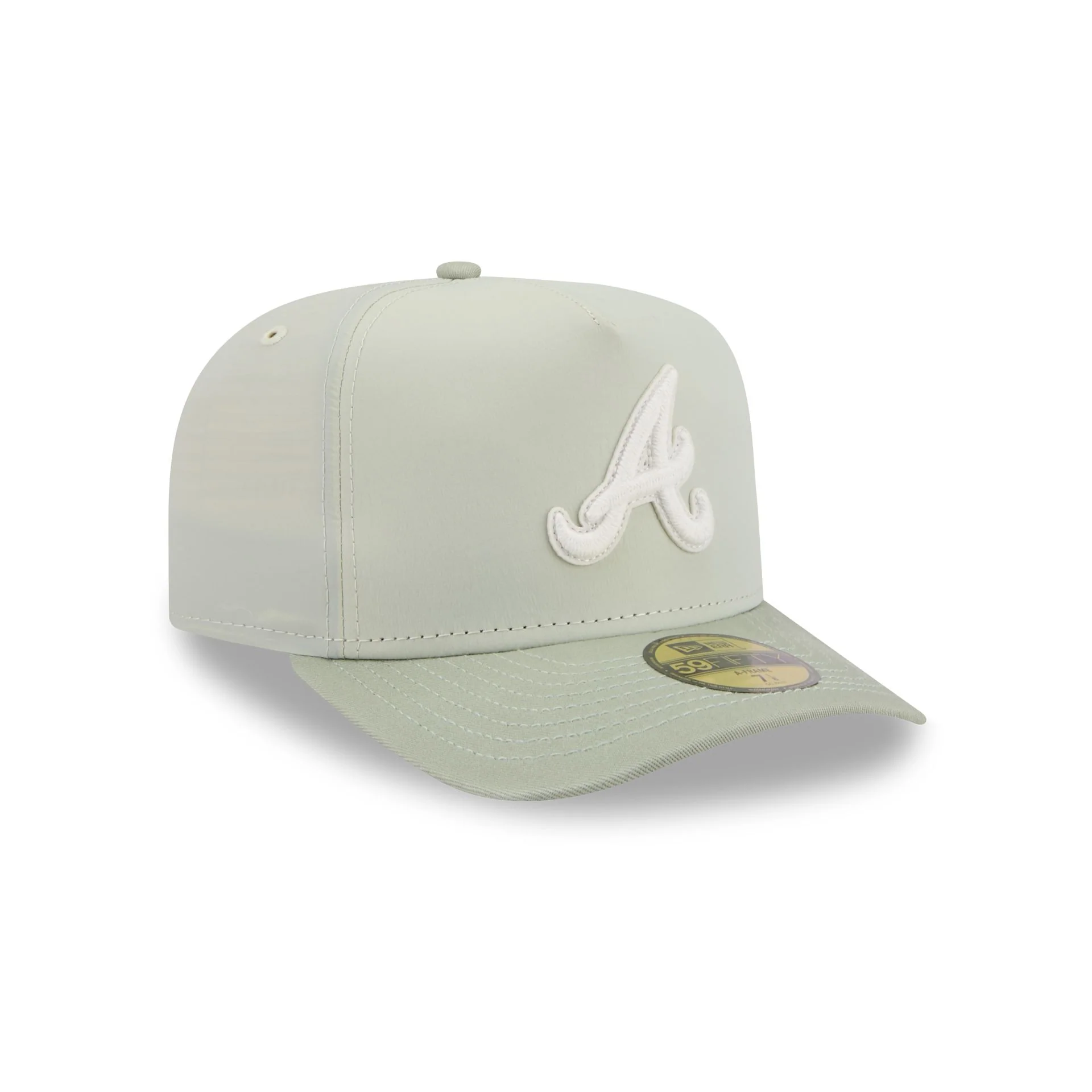 Atlanta Braves Crinkle 59FIFTY A-Frame Fitted Hat - Image 3