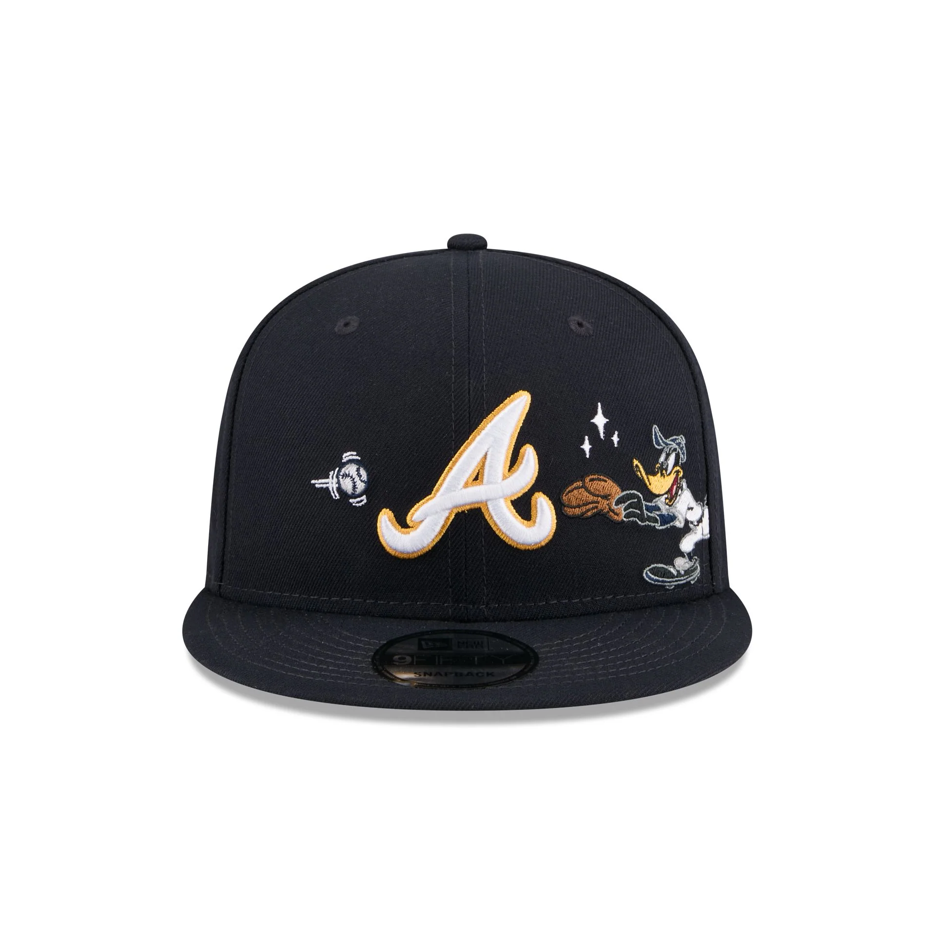 Atlanta Braves Daffy Duck Catch 9FIFTY Snapback Hat - Image 2