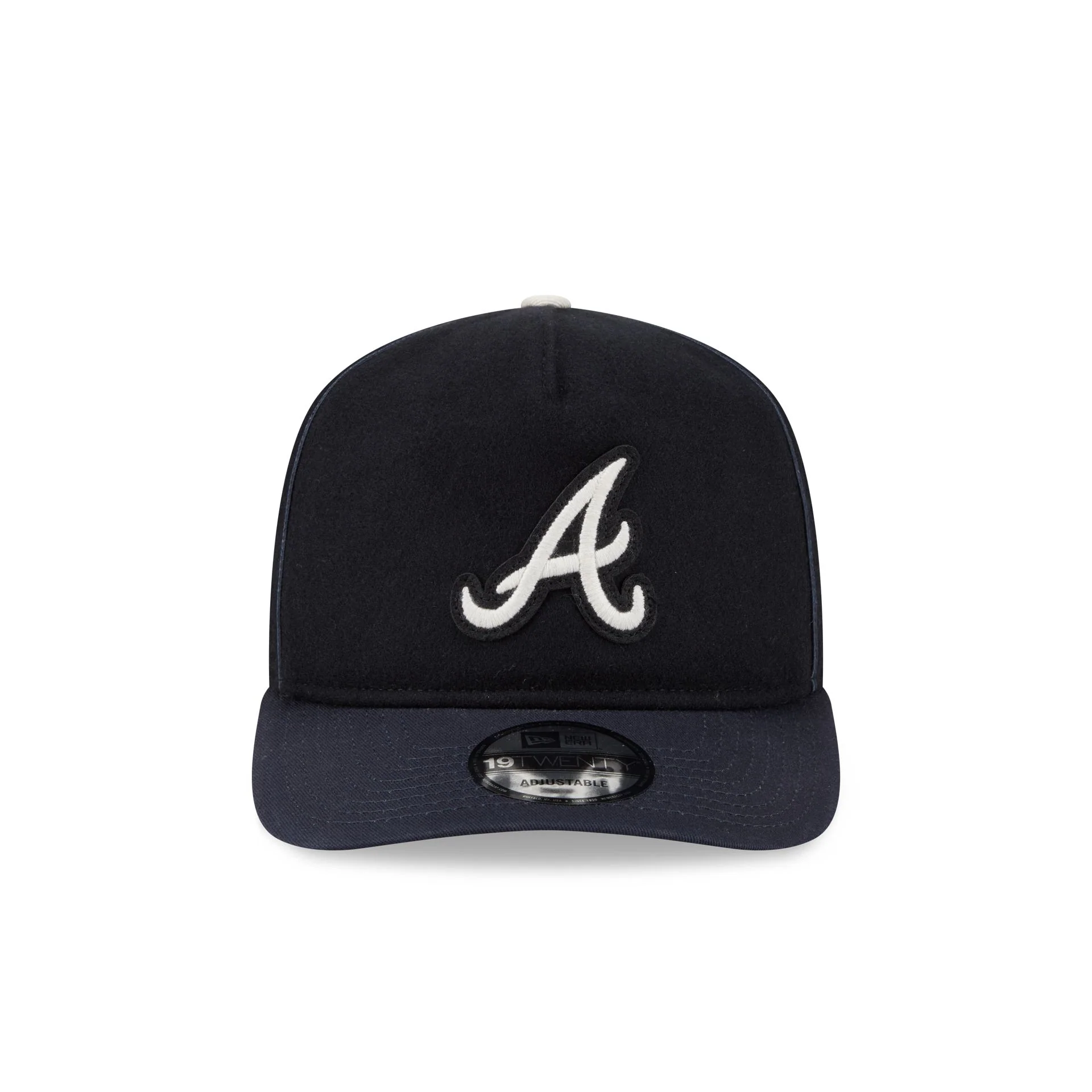 Atlanta Braves Felt Logo 19TWENTY Adjustable Hat - Image 2
