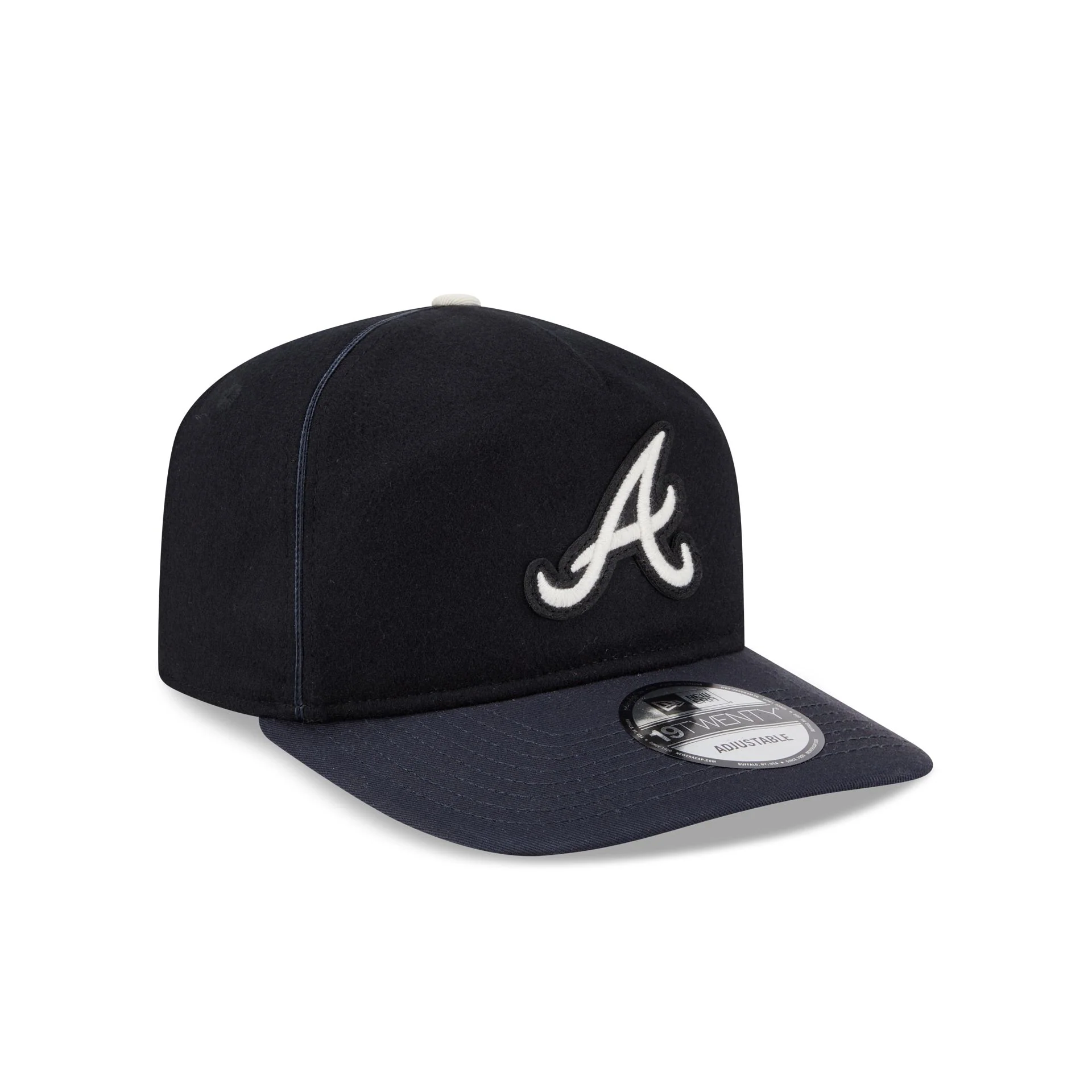 Atlanta Braves Felt Logo 19TWENTY Adjustable Hat - Image 3