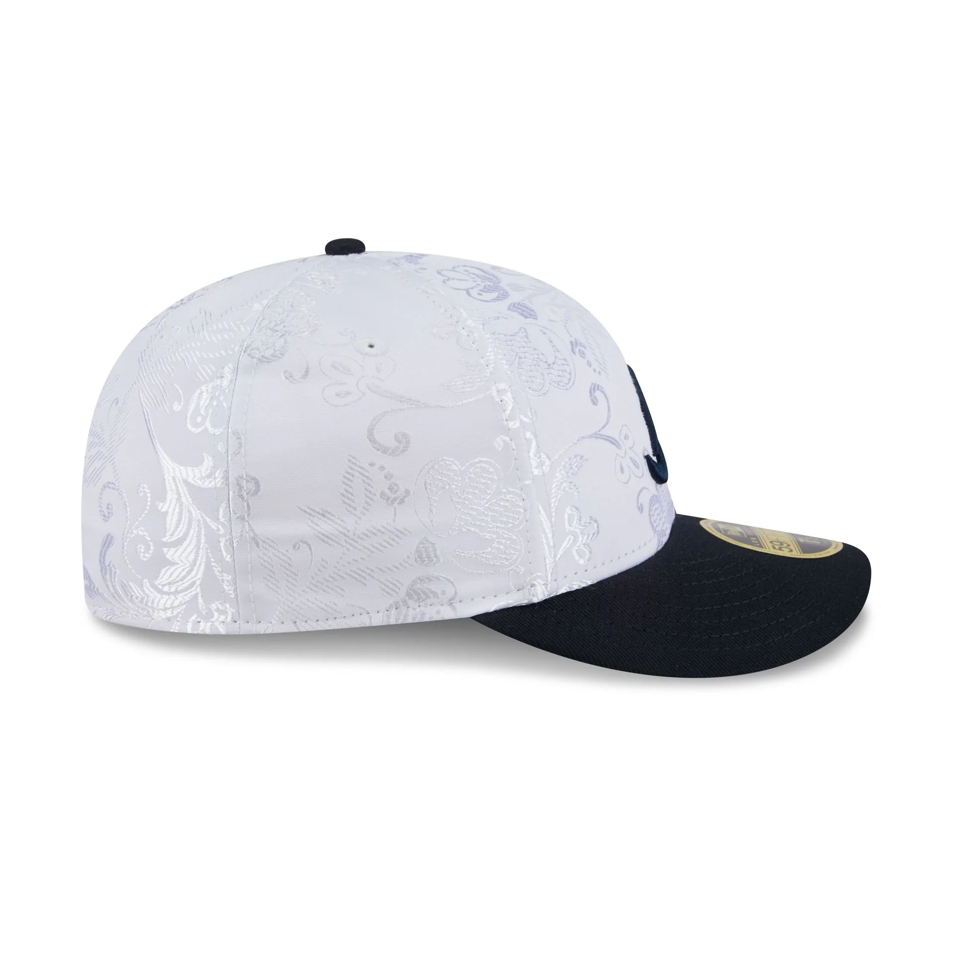 Atlanta Braves Floral Shine Low Profile 59FIFTY Fitted Hat - Image 5