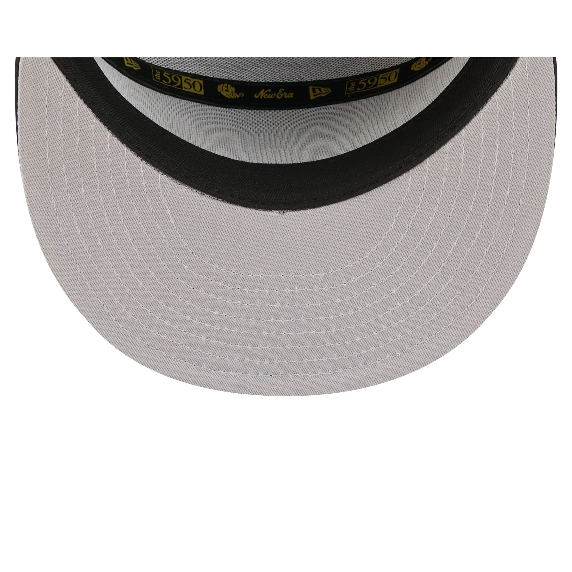 Atlanta Braves Gold Logo Rope Split Panel 59FIFTY Fitted Hat - Image 7