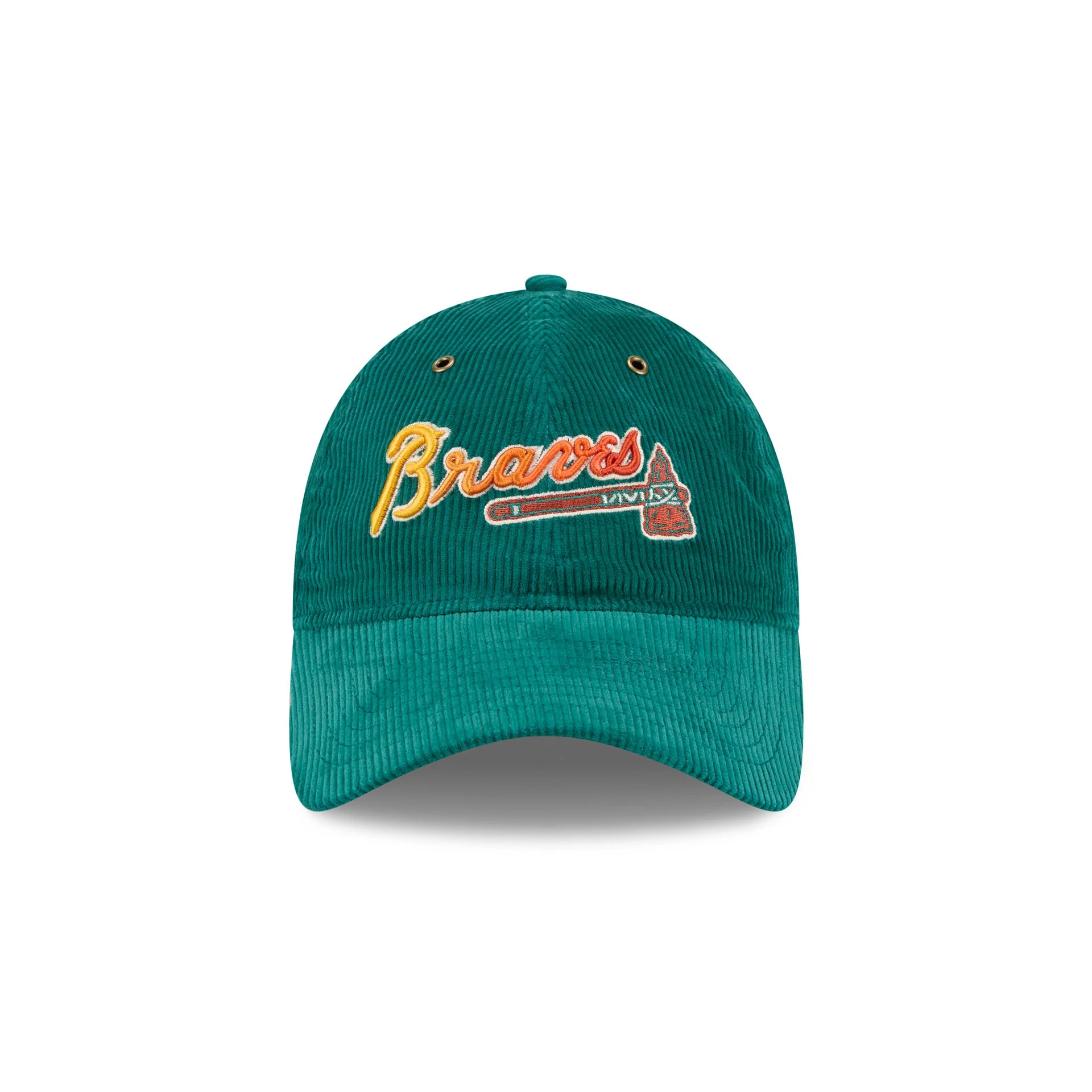 Atlanta Braves Gradient Corduroy 9TWENTY Adjustable Hat - Image 2