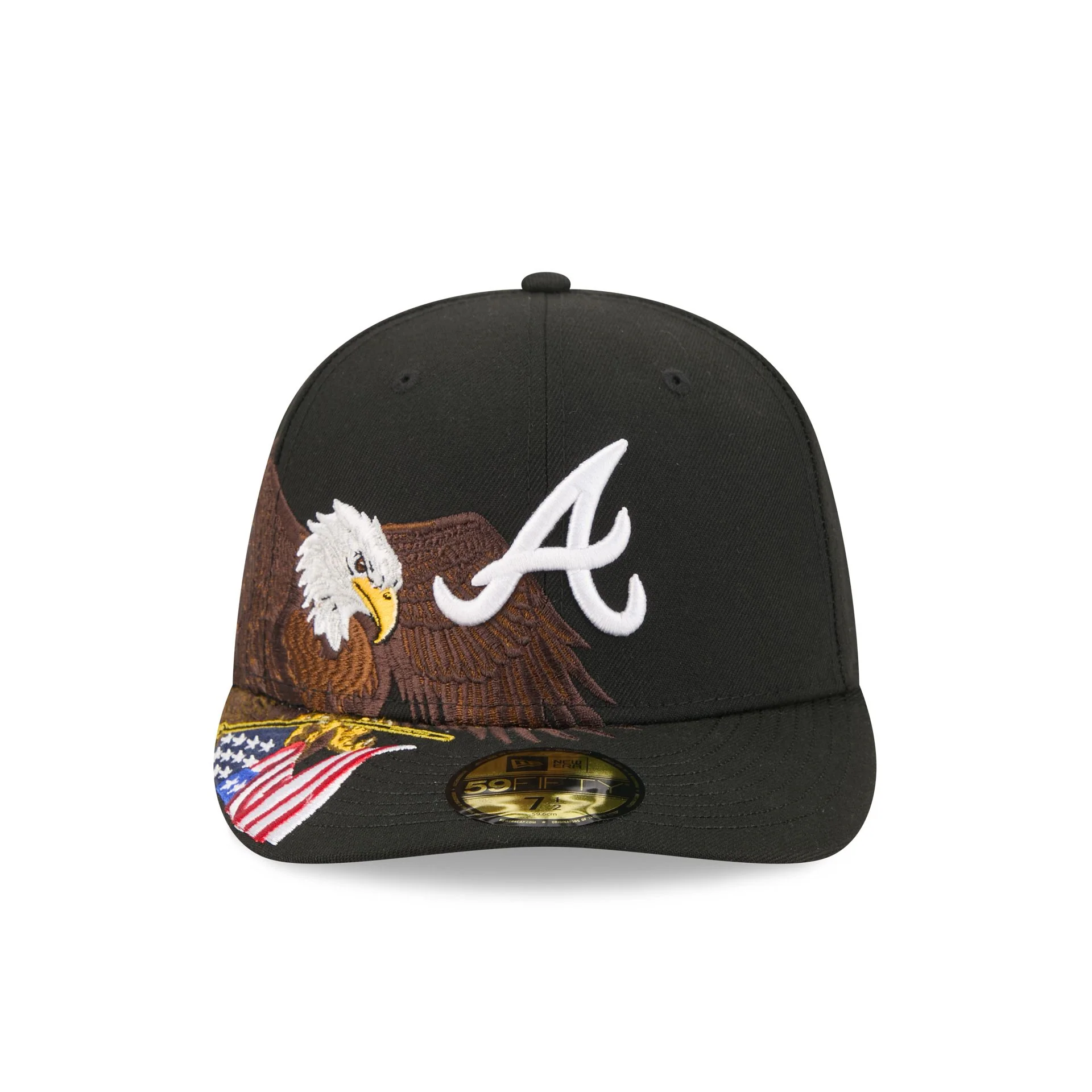 Atlanta Braves Liberty Eagle 59FIFTY Fitted Hat - Image 2