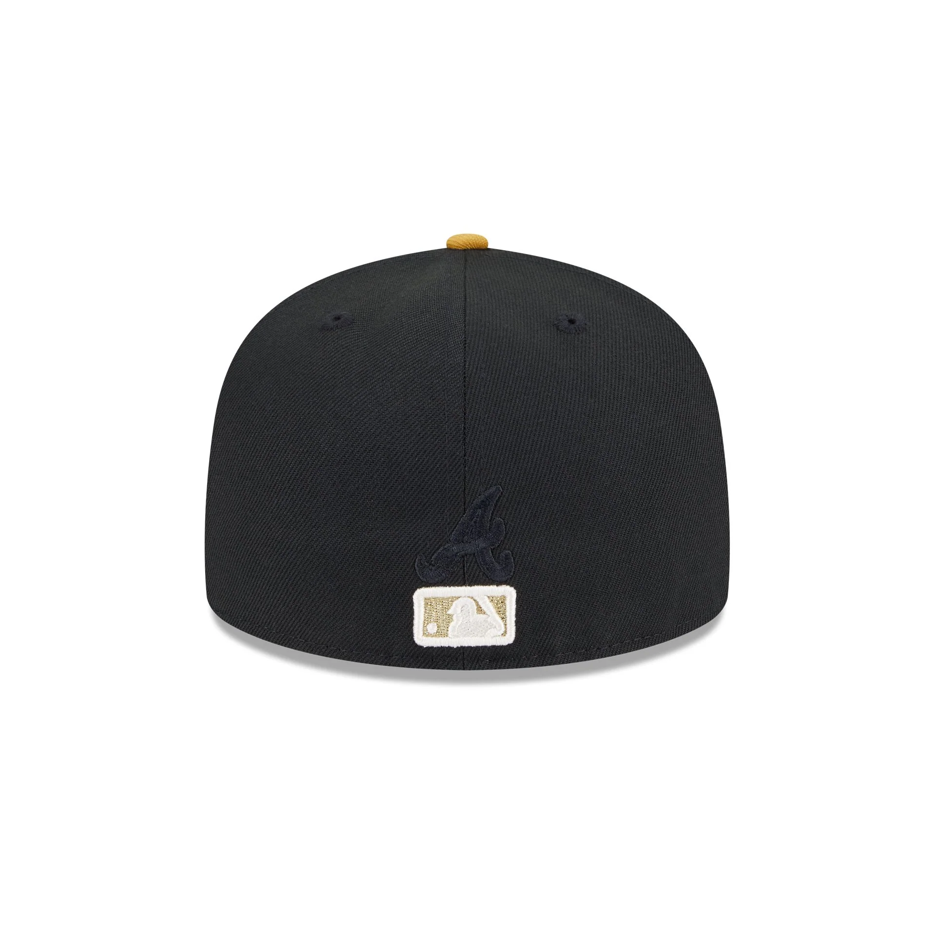 Atlanta Braves Metallic Gold Logo 59FIFTY Fitted Hat - Image 6