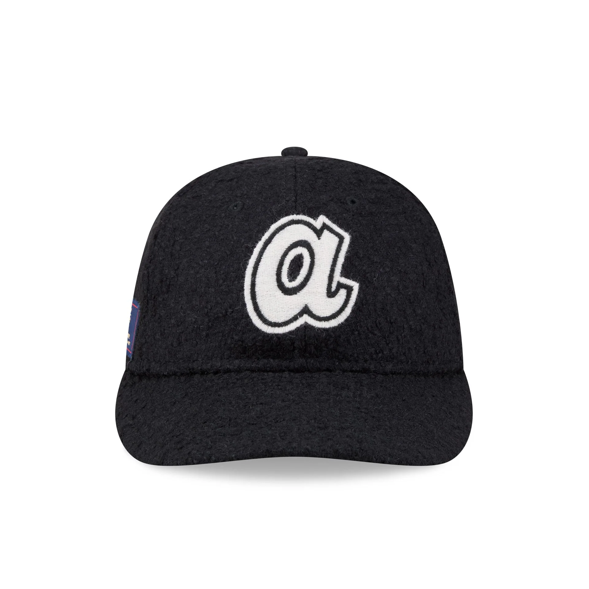 Atlanta Braves Navy Merino & Cashmere Moon Retro Crown 9FIFTY Adjustable Hat - Image 2