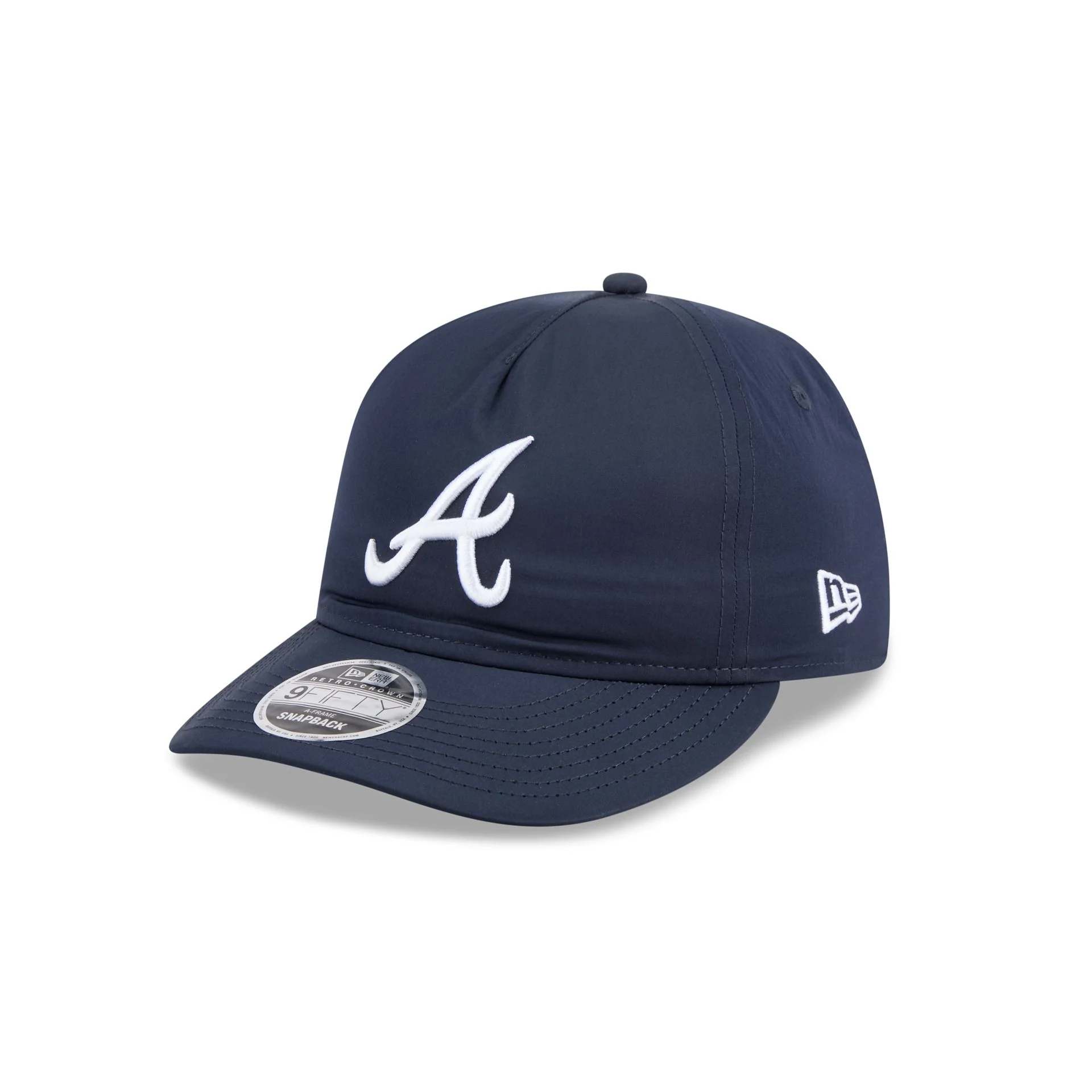 Atlanta Braves Nylon Retro Crown 9FIFTY A-Frame Snapback Hat - Image 3