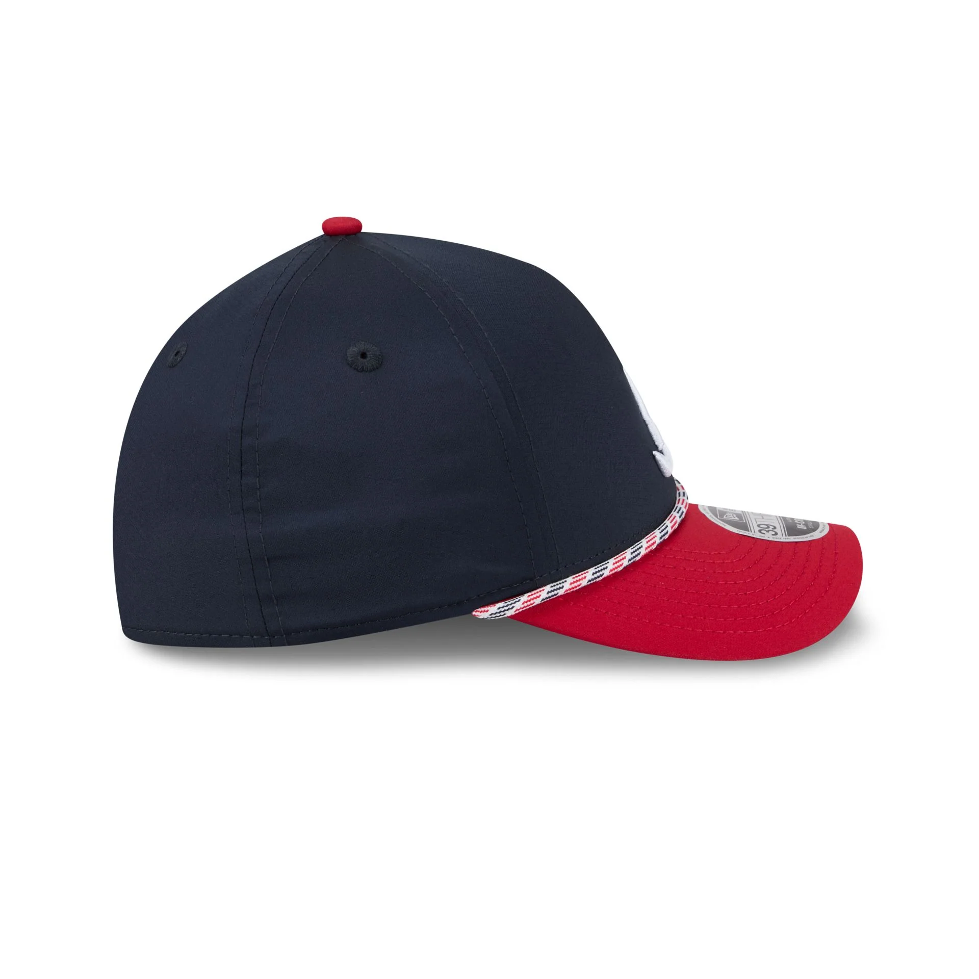 Atlanta Braves Rope 39THIRTY M-Crown A-Frame Stretch Fit Hat - Image 5