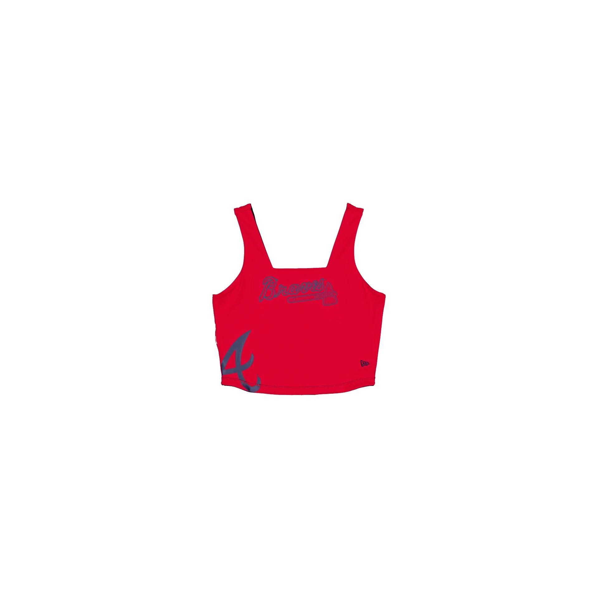 Atlanta Braves Sport Classics Reversible Women's Cropped Tank Top - Image 2