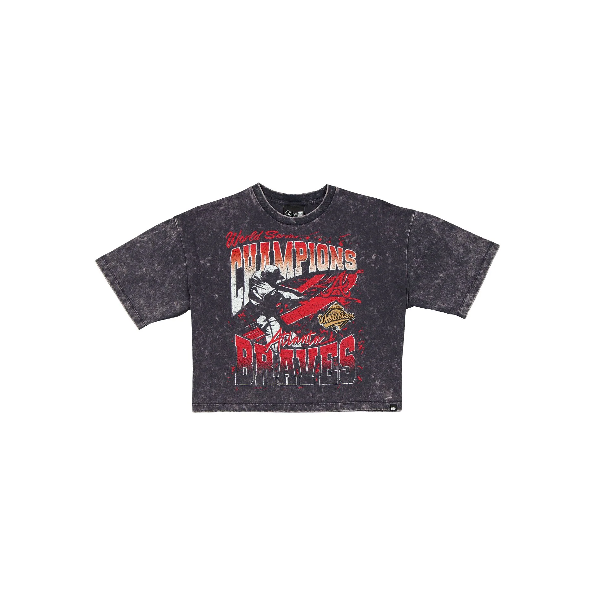 Atlanta Braves Sport Classics Women's Cropped T-Shirt