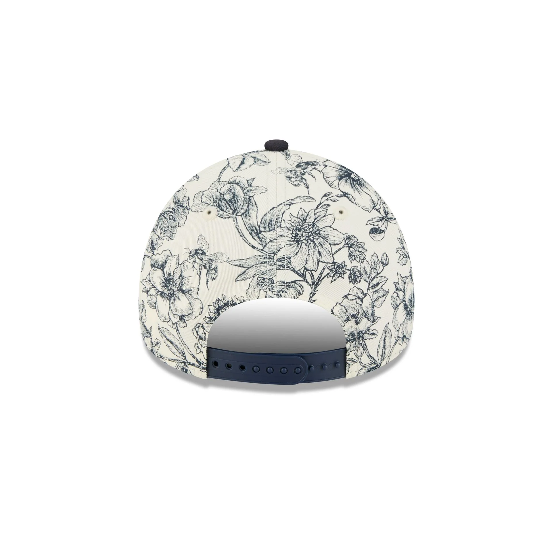Atlanta Braves Spring Floral Navy 9FORTY A-Frame Snapback Hat - Image 6