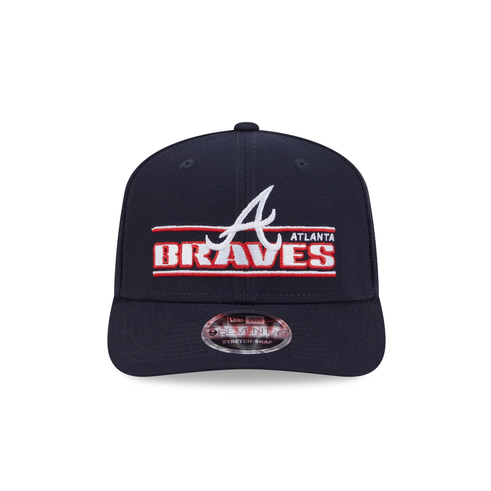 Atlanta Braves Stated 9SEVENTY Stretch-Snap Hat - Image 2