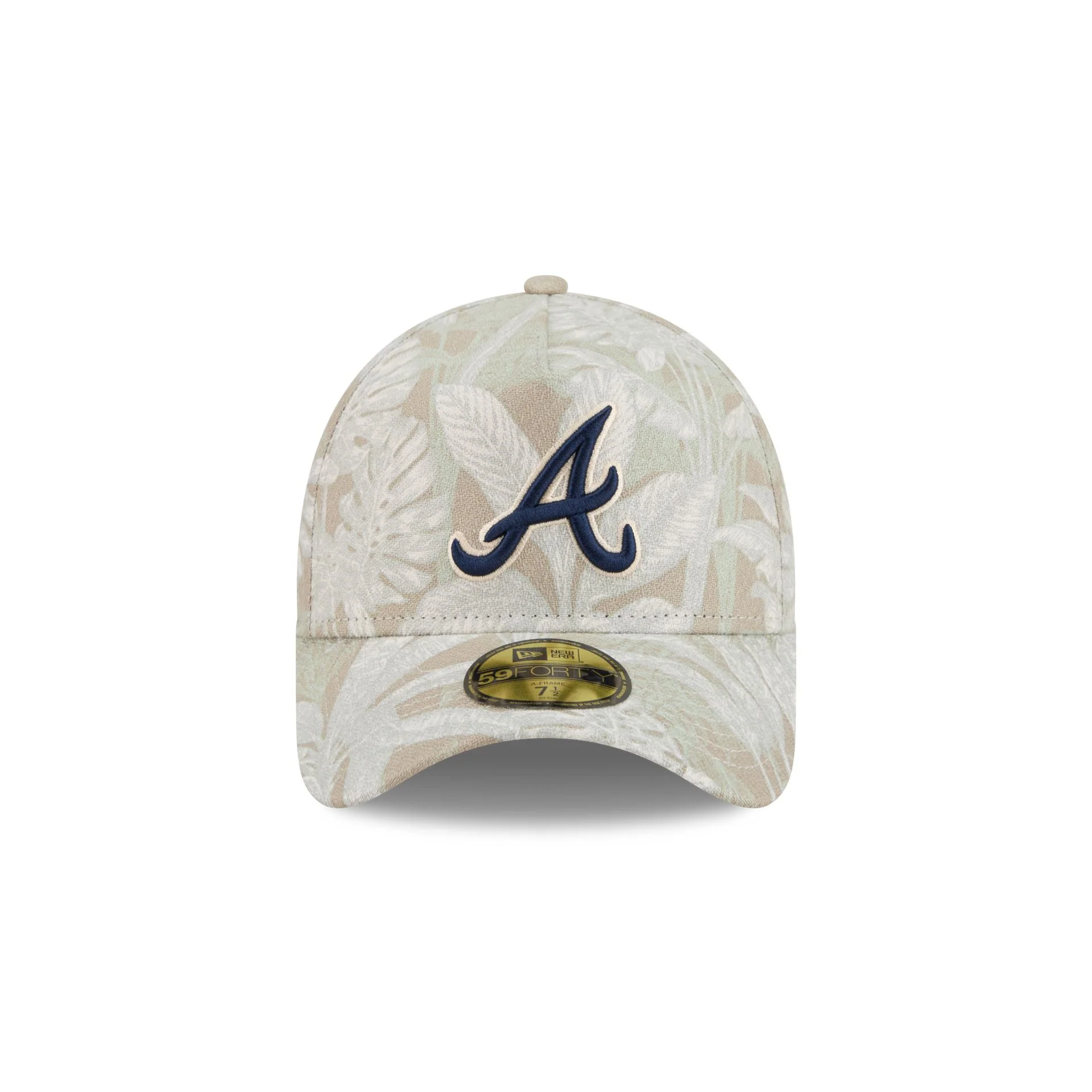 Atlanta Braves Three Looms Leafy Palm 59FORTY A-Frame Fitted Hat - Image 2