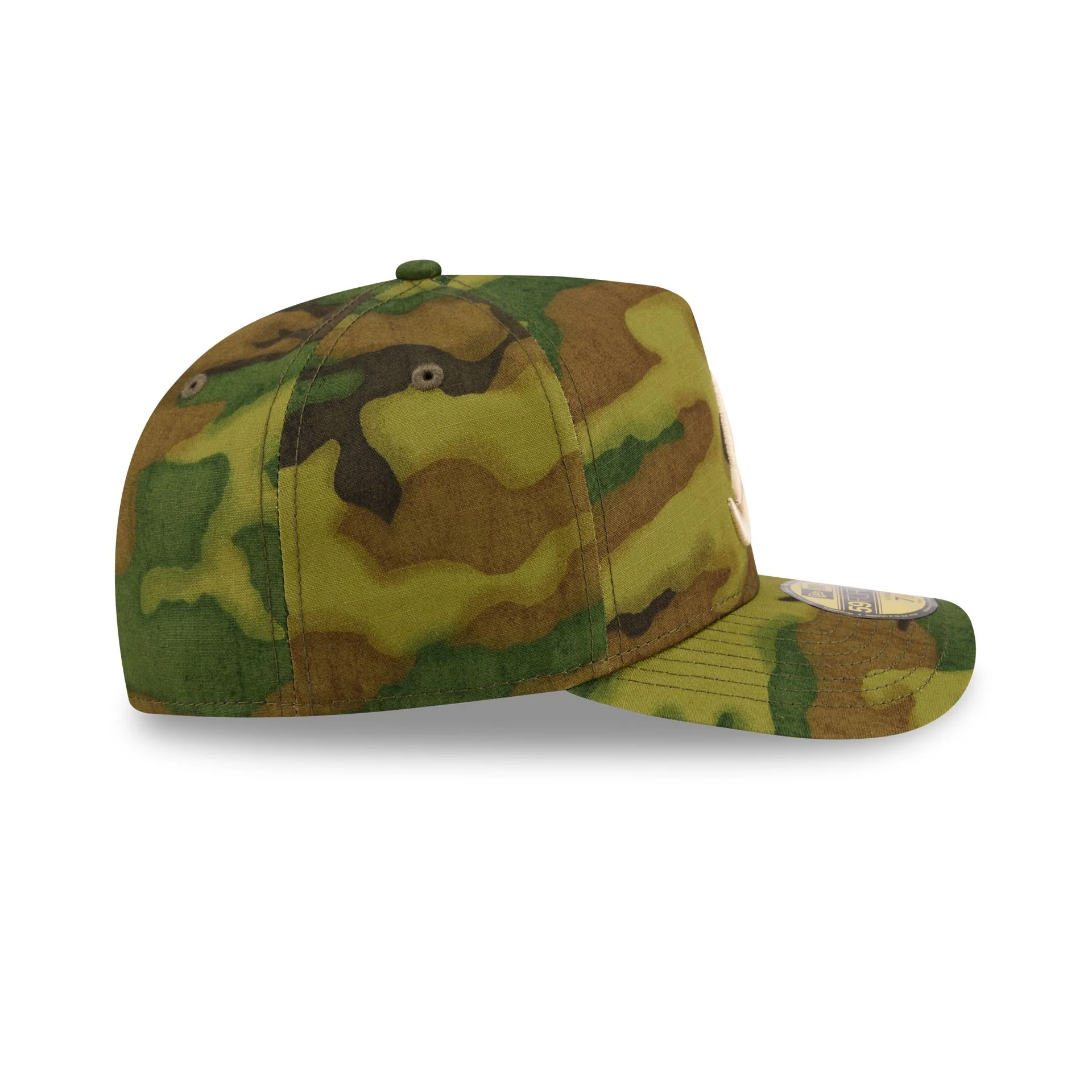 Atlanta Braves Three Looms Ripstop Camo 59FORTY A-Frame Fitted Hat - Image 5