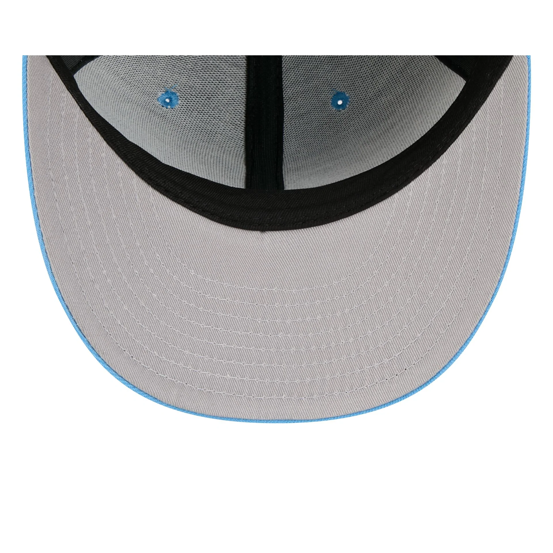 Atlanta Braves Three Looms Tweedy Cotton Radiant Blue 59FIFTY Fitted Hat - Image 7