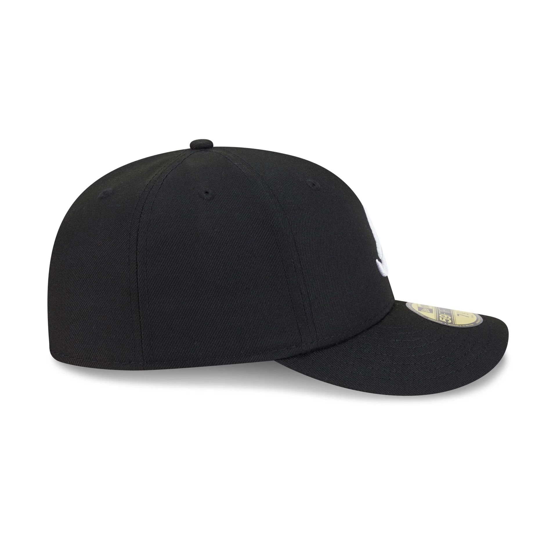 Atlanta Braves Tonal Florals Black 59FIFTY Fitted Hat - Image 5