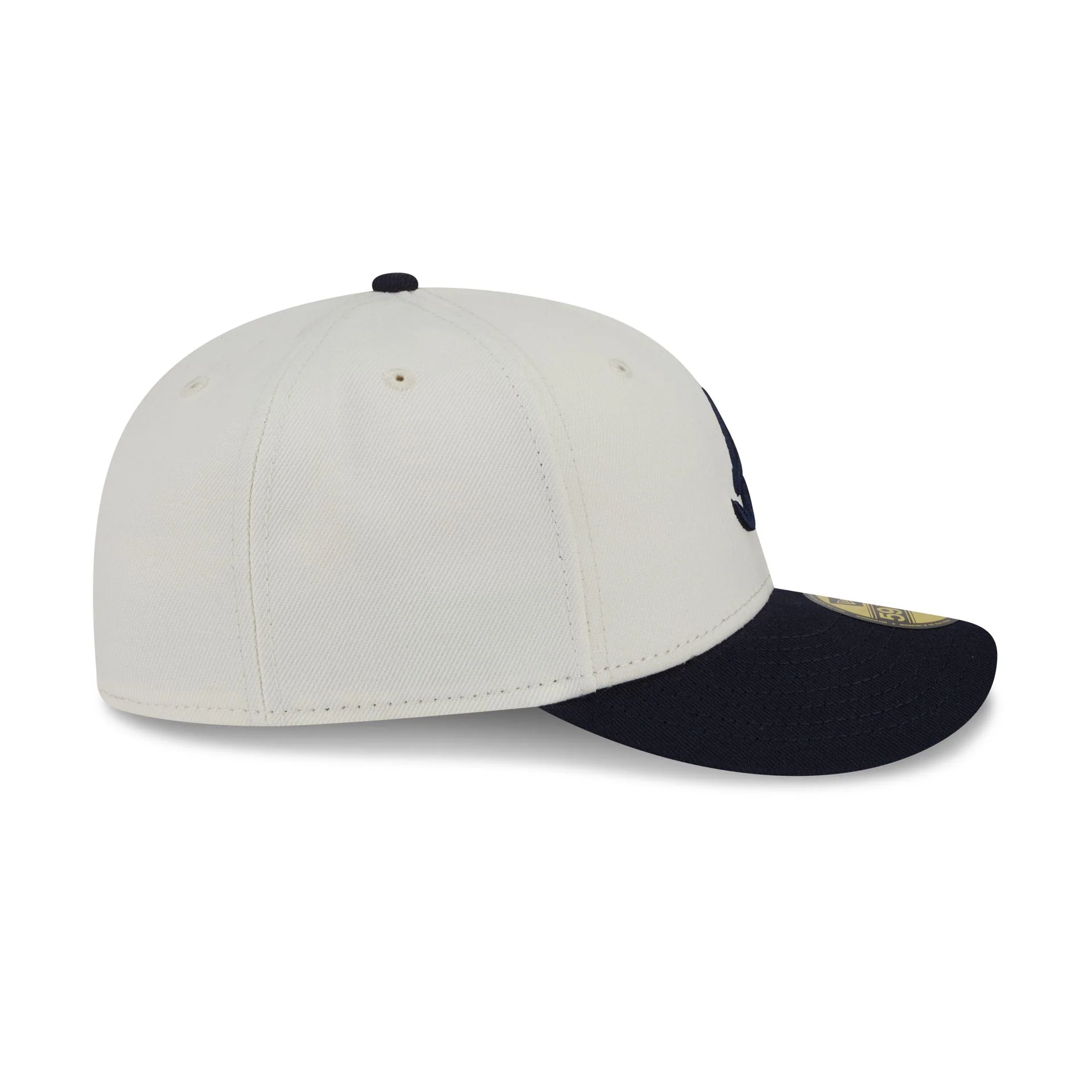 Atlanta Braves Tonal Florals White 59FIFTY Fitted Hat - Image 5