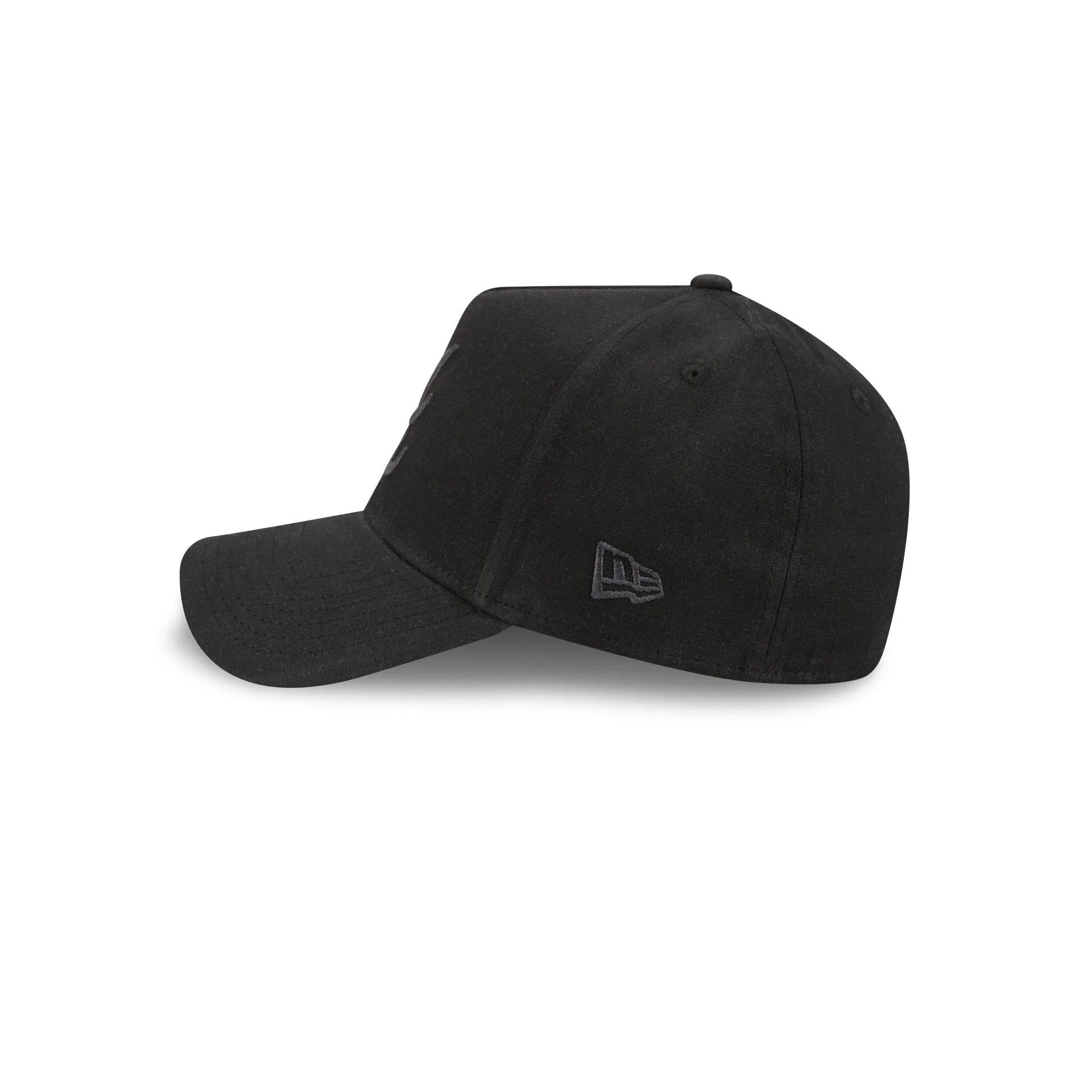 Atlanta Braves Waxed Canvas Black 59FORTY A-Frame Fitted Hat - Image 5