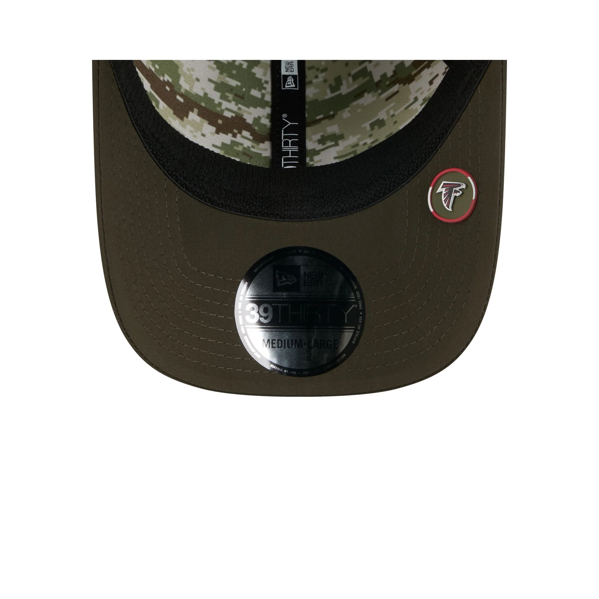 Atlanta Falcons 2025 Salute to Service 39THIRTY Stretch Fit Hat - Image 7