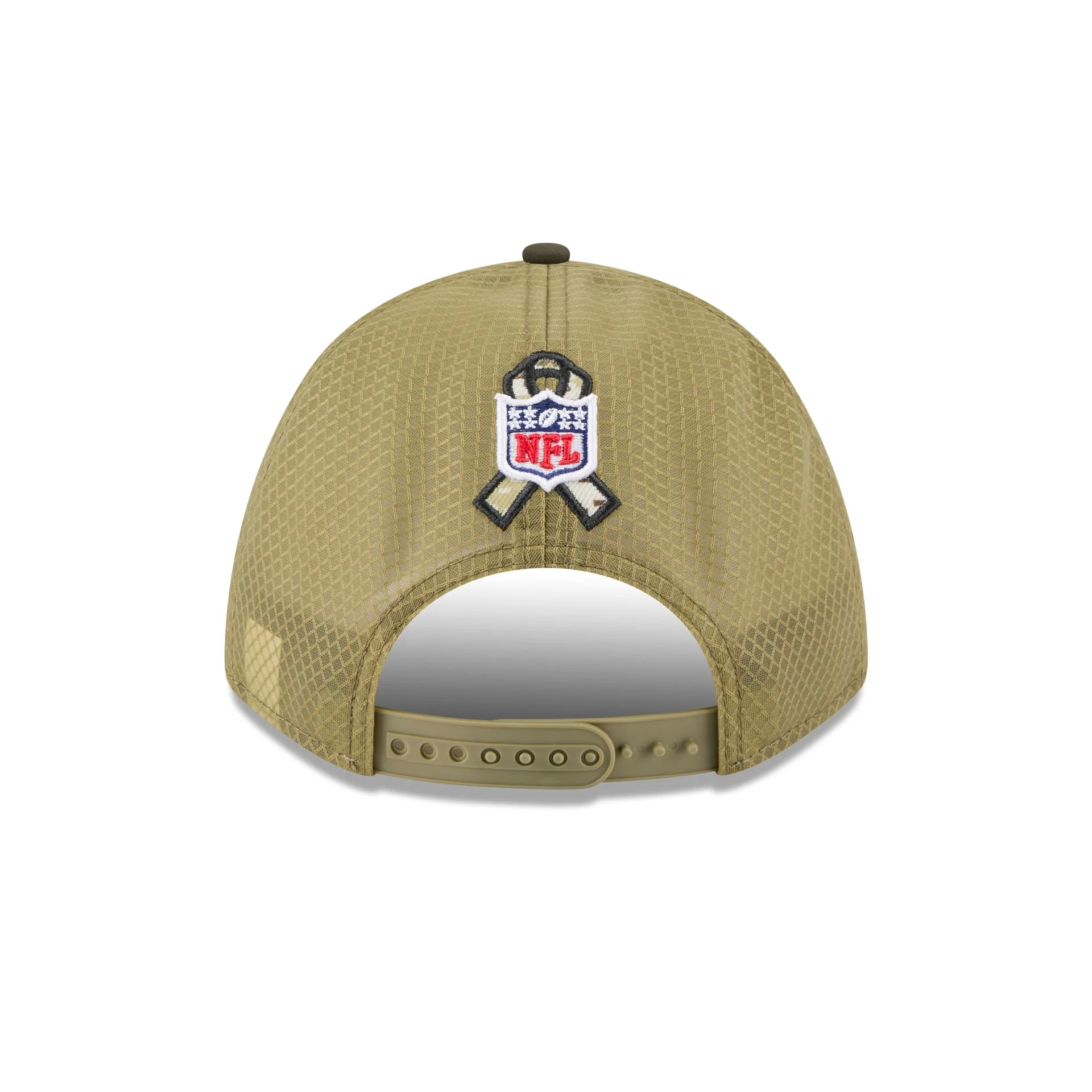 Atlanta Falcons 2025 Salute to Service 9FORTY M-Crown A-Frame Trucker Hat - Image 6