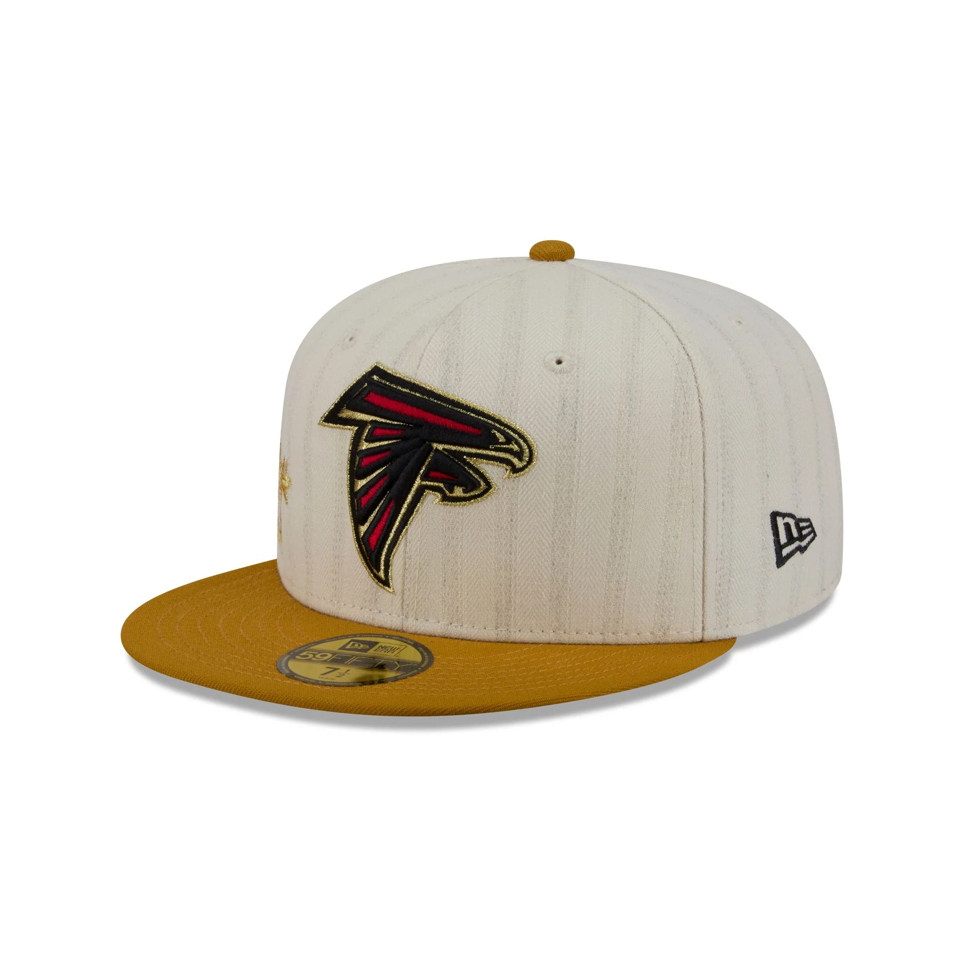 Atlanta Falcons Chrome Herringbone 59FIFTY Fitted Hat - Image 3