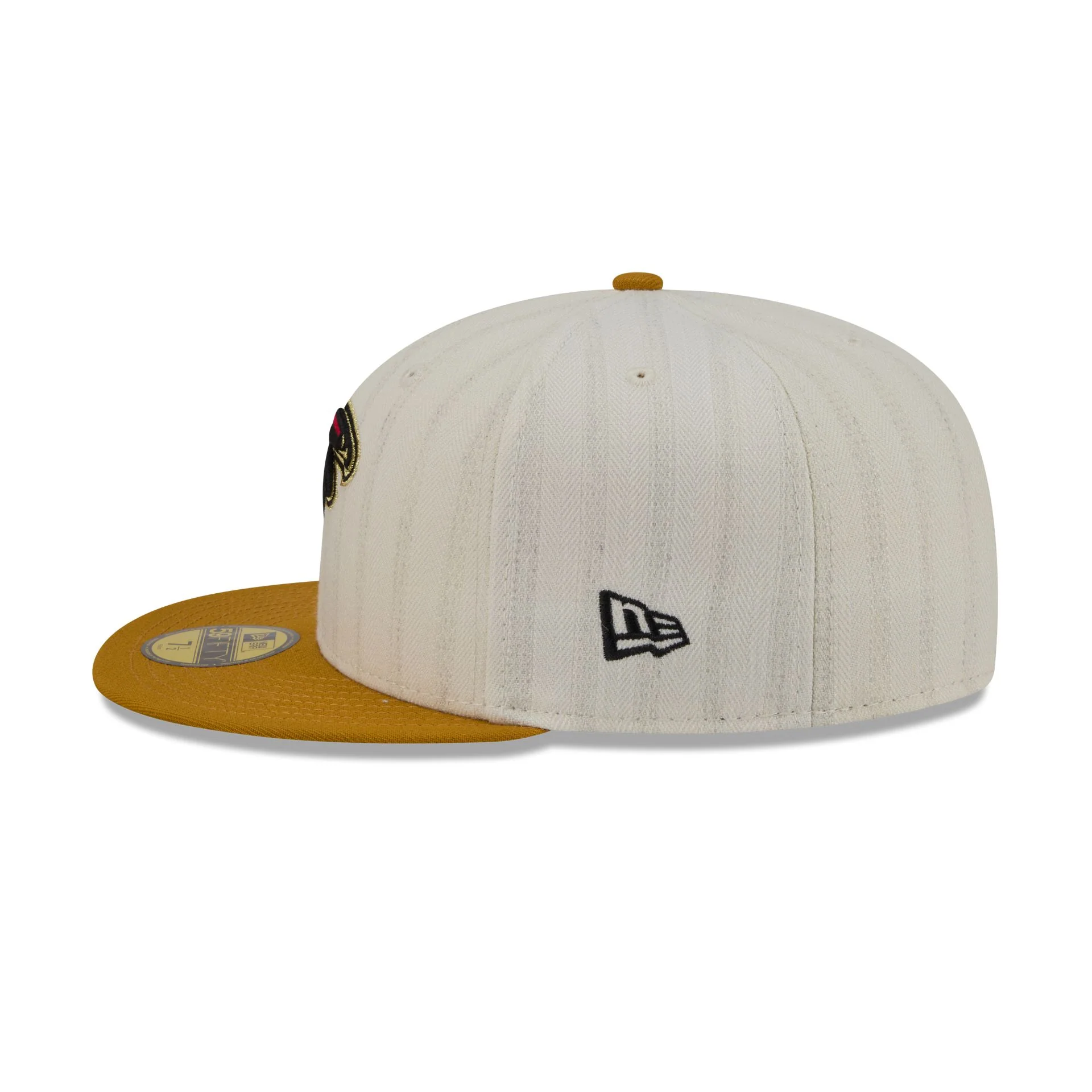 Atlanta Falcons Chrome Herringbone 59FIFTY Fitted Hat - Image 5