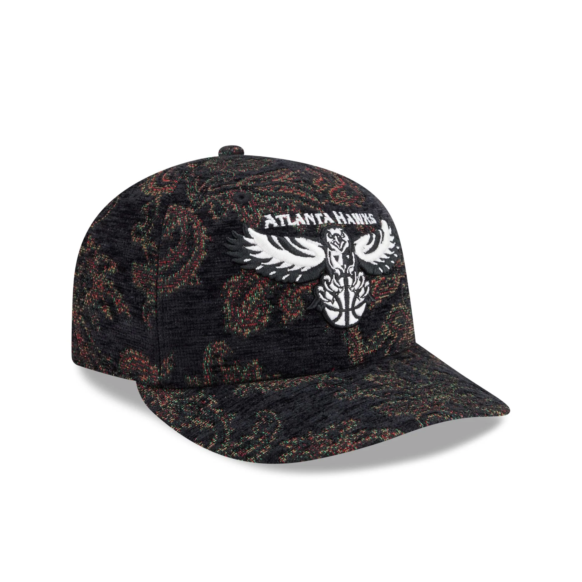 Atlanta Hawks Three Looms Jacquard Chenille 59FIFTY Fitted Hat - Image 3