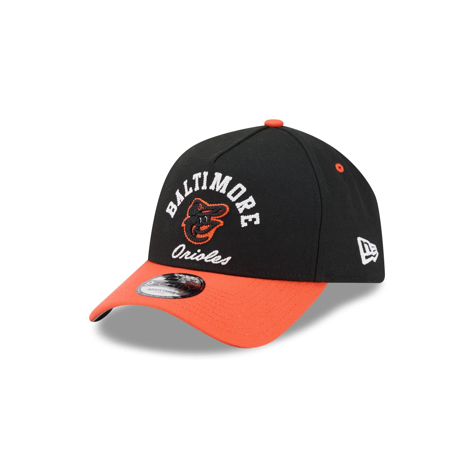 Baltimore Orioles Arched 9FORTY A-Frame Snapback Hat - Image 3