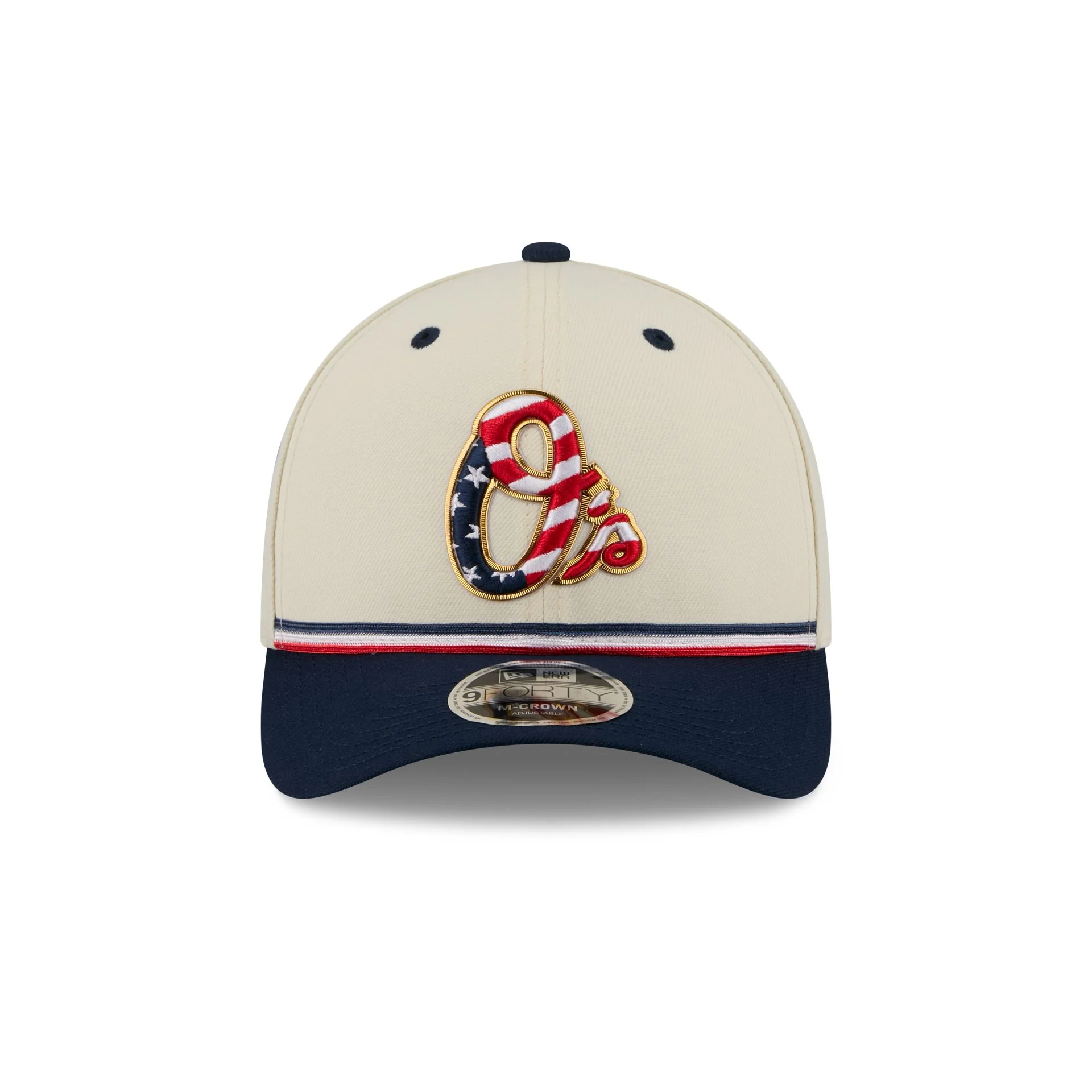 Baltimore Orioles Independence Day 2026 9FORTY M-Crown Snapback Hat - Image 2