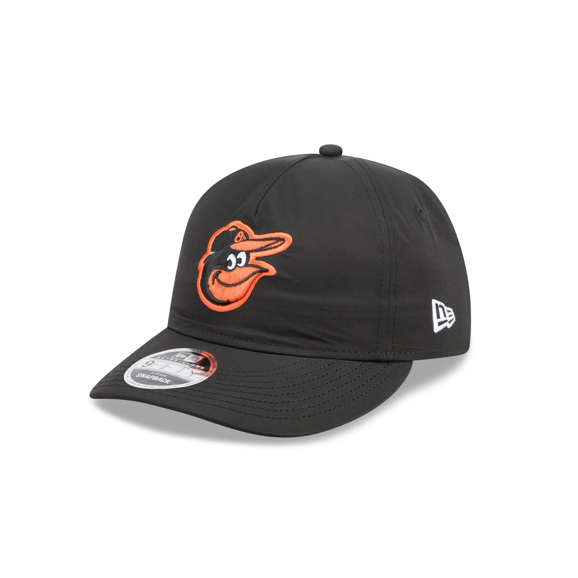 Baltimore Orioles Nylon Retro Crown 9FIFTY A-Frame Snapback Hat - Image 3