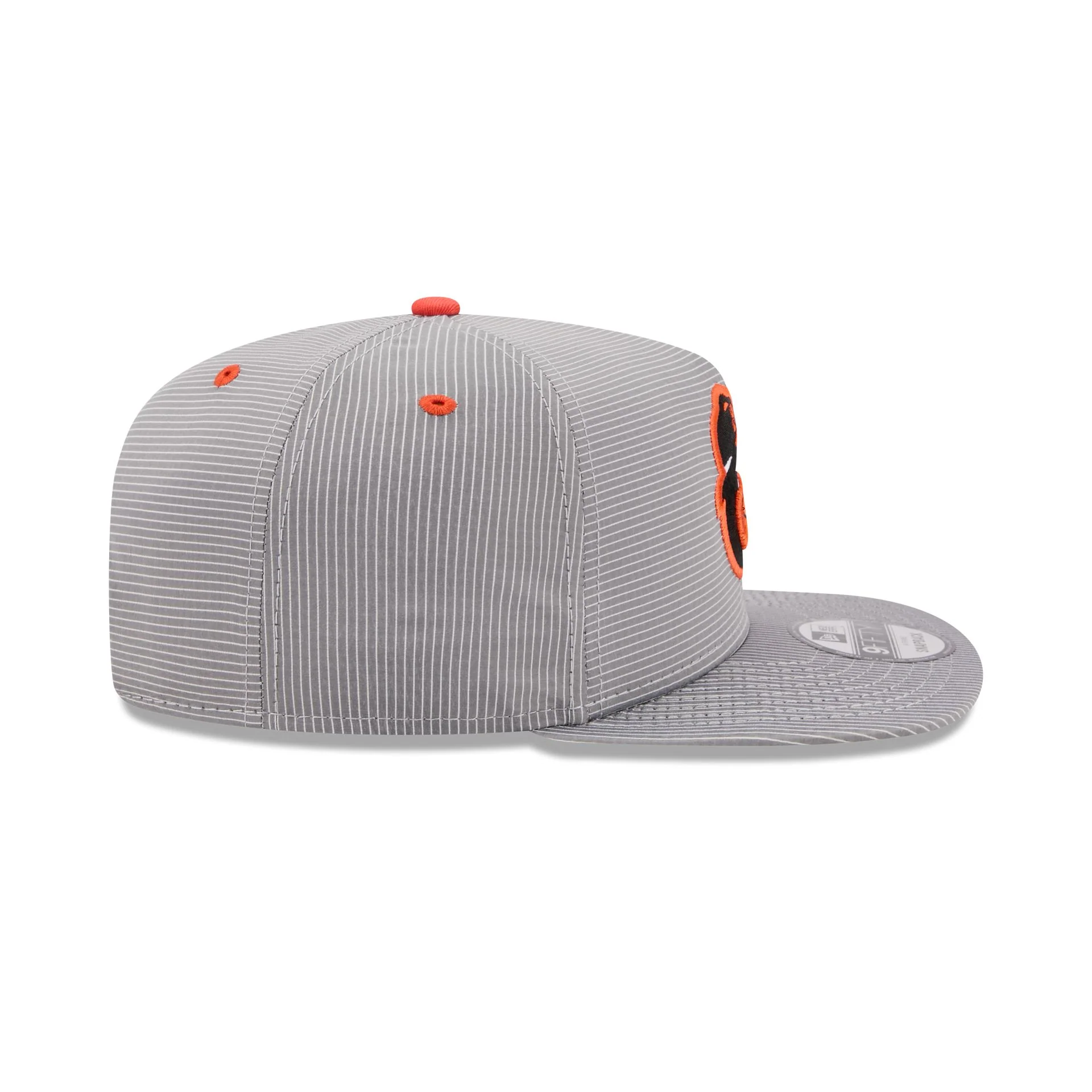 Baltimore Orioles Pinstripe Ripstop 9FIFTY A-Frame Snapback Hat - Image 5