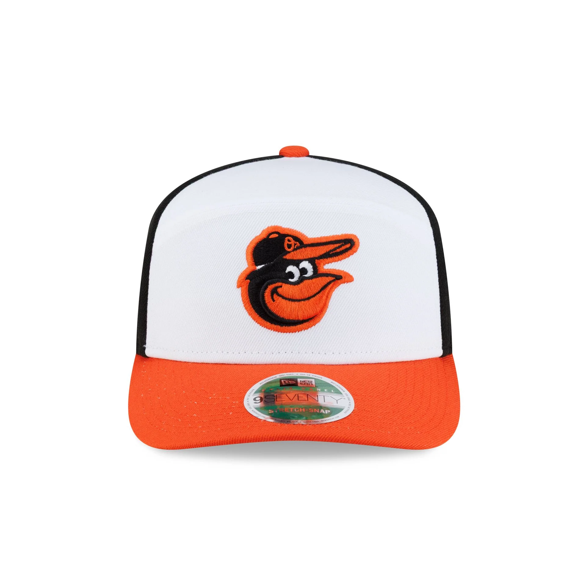 Baltimore Orioles Player Replica Home Split Panel 9SEVENTY Stretch-Snap Hat - Image 4