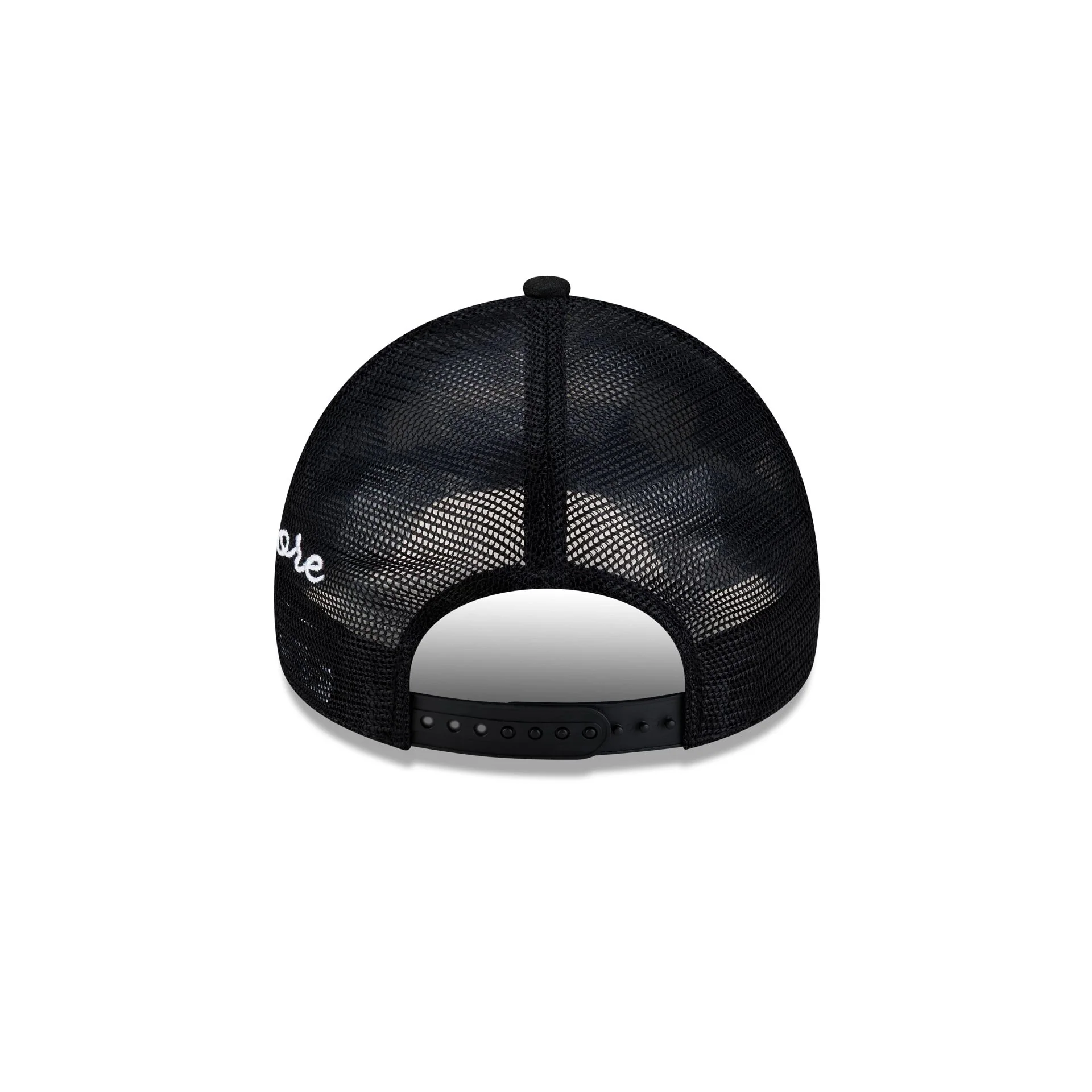 Baltimore Orioles Side Script 9FORTY A-Frame Trucker Hat - Image 6