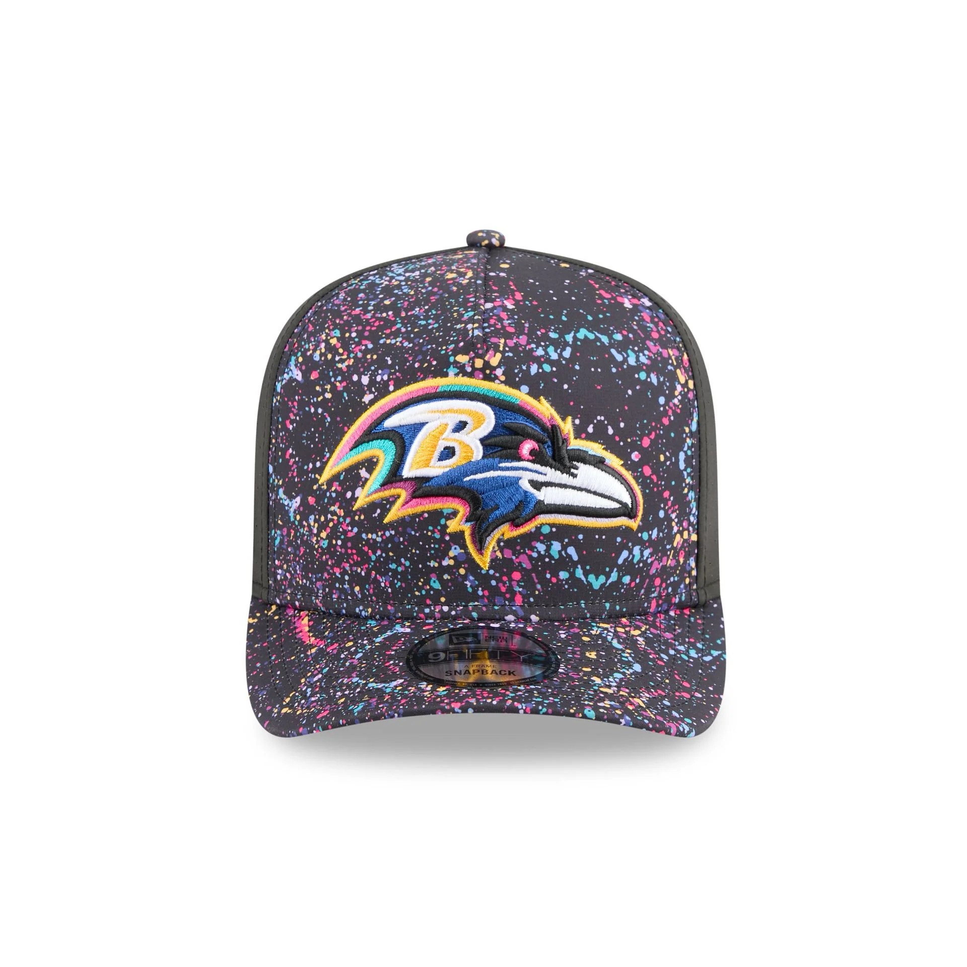 Baltimore Ravens 2025 Crucial Catch 9FIFTY A-Frame Snapback Hat - Image 2