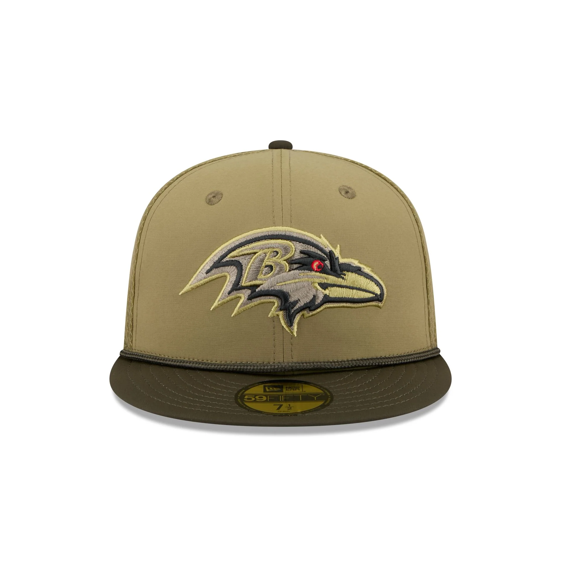 Baltimore Ravens 2025 Salute to Service 59FIFTY Fitted Hat - Image 2