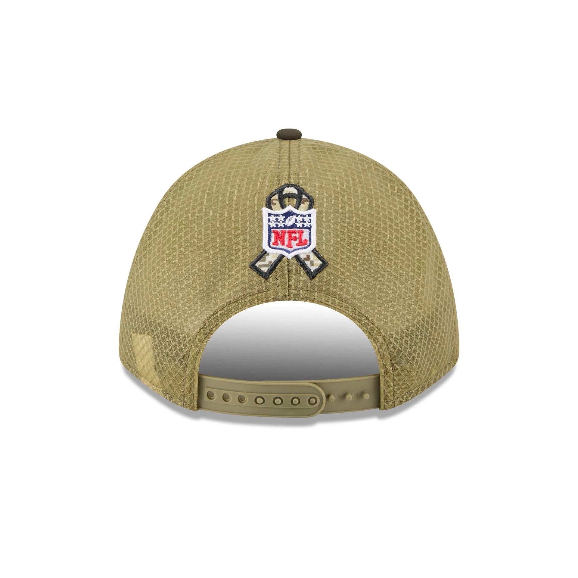 Baltimore Ravens 2025 Salute to Service 9FORTY M-Crown A-Frame Trucker Hat - Image 6